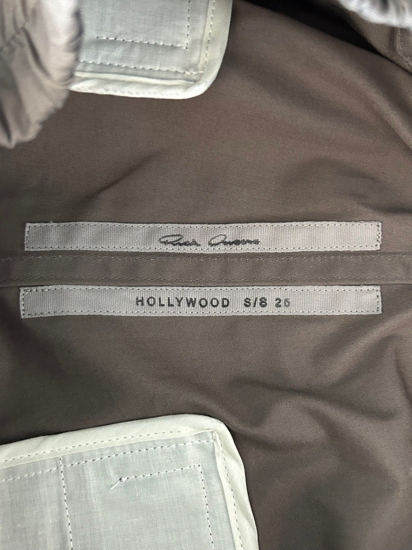 Rick Owens Tan Bauhaus Bela Shorts