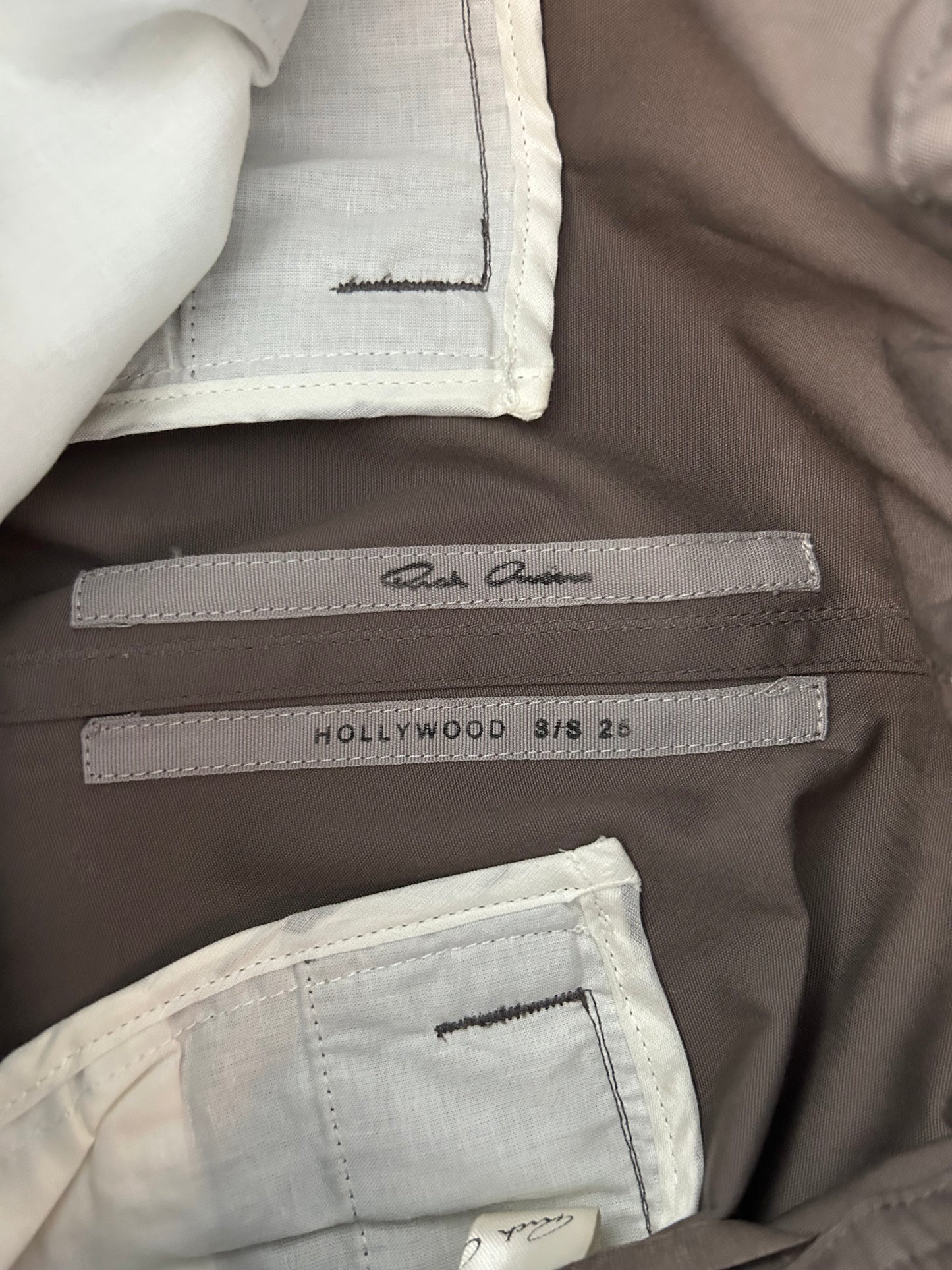 Rick Owens Tan Cargobela Cargo Pants