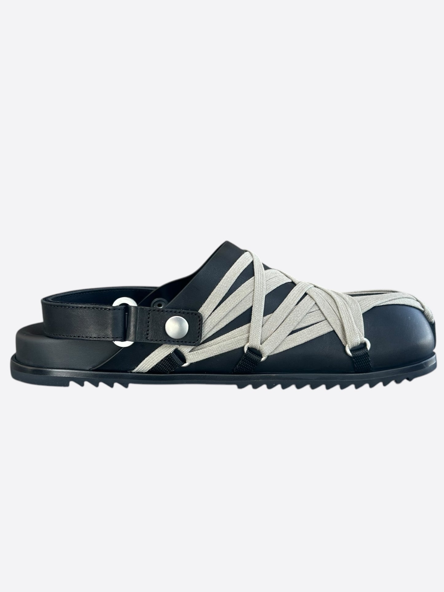 Rick Owens Black Rope Sandals