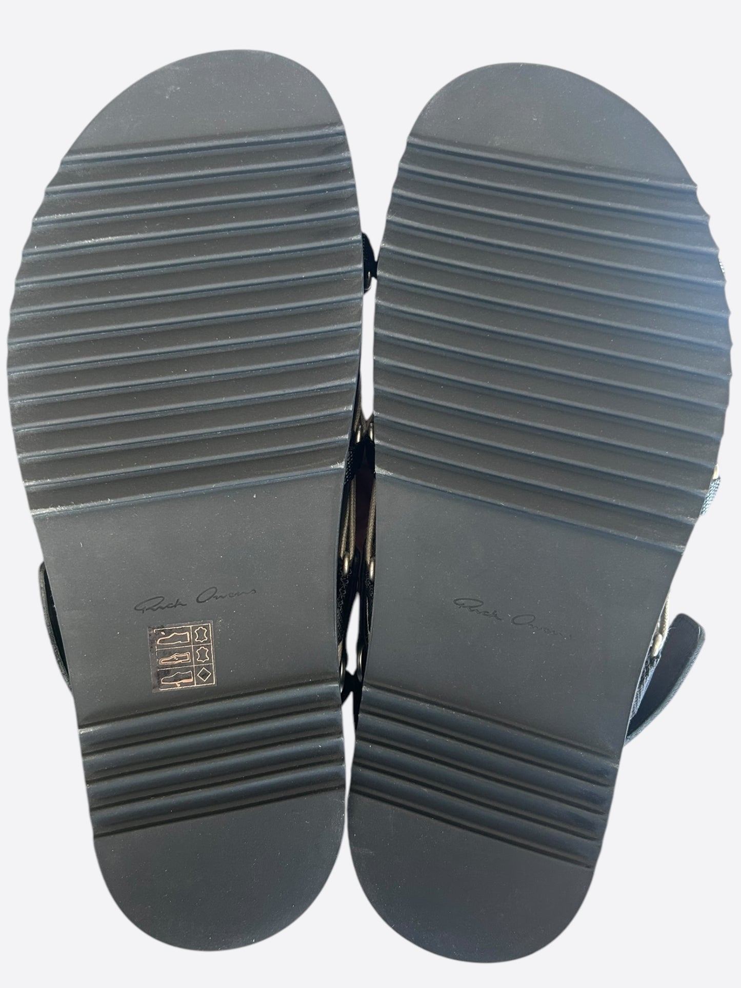 Rick Owens Black Rope Women's Sandals