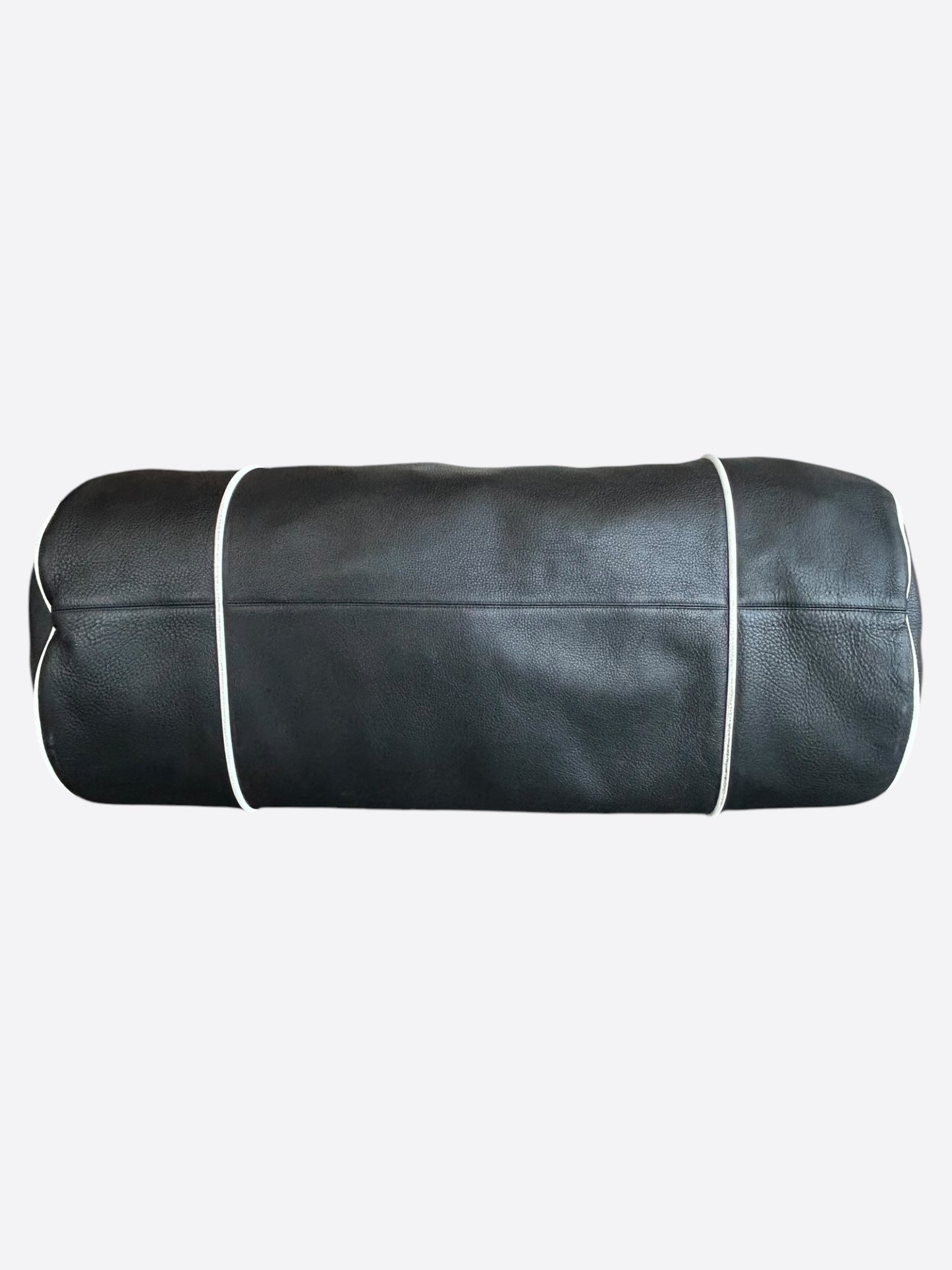 Chrome Hearts Black White & Green Triple Cross Leather Duffel Bag