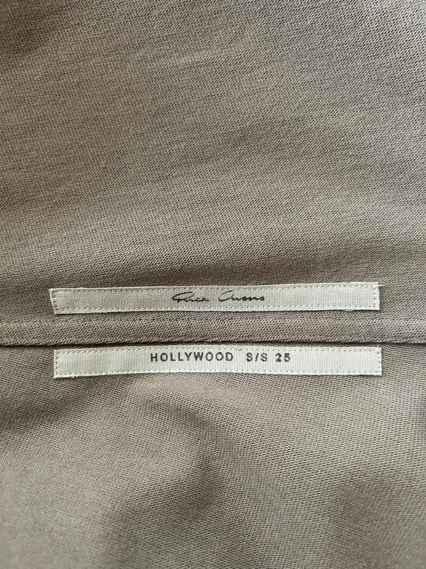 Rick Owens Beige Windbreaker Hoodie