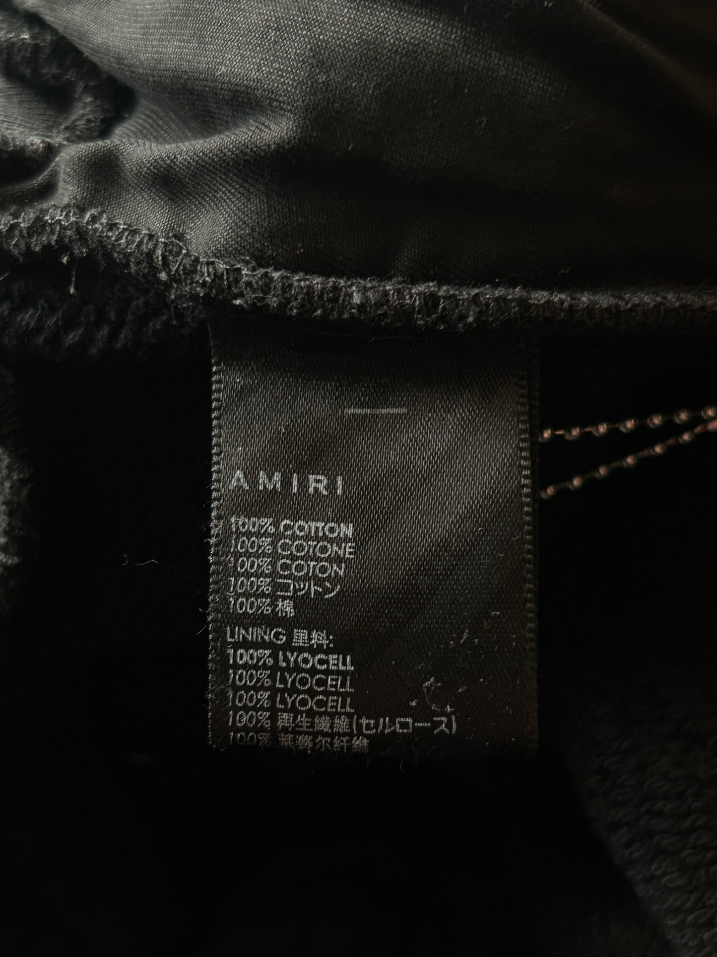 Amiri Black & Red Shanghai Exclusive Logo Shorts
