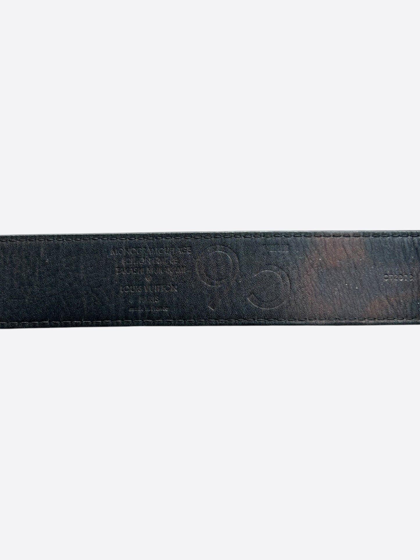 Louis Vuitton Takashi Murakami Green Camouflage Monogram Belt