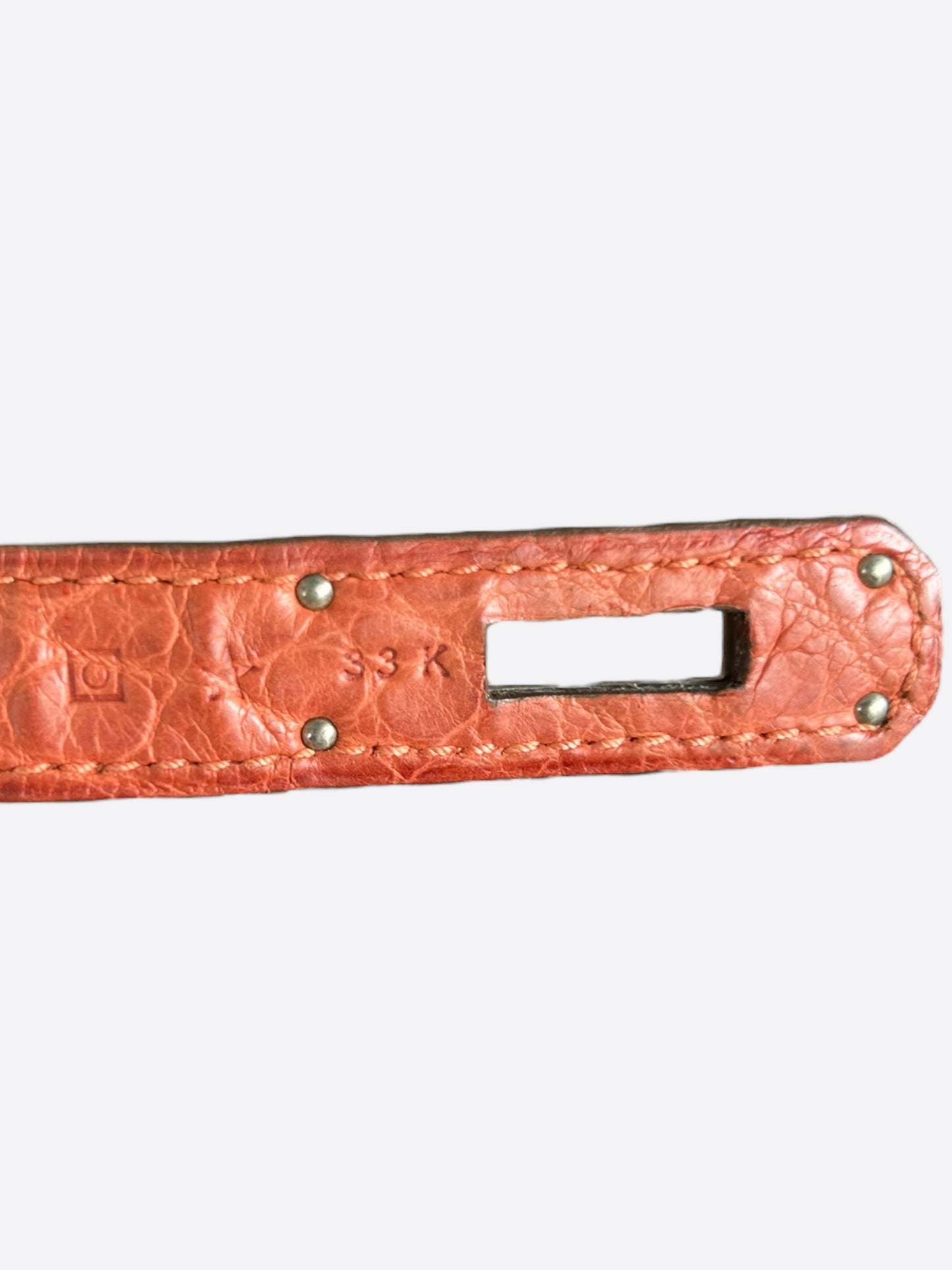 Hermes Orange Crocodile Birkin 35