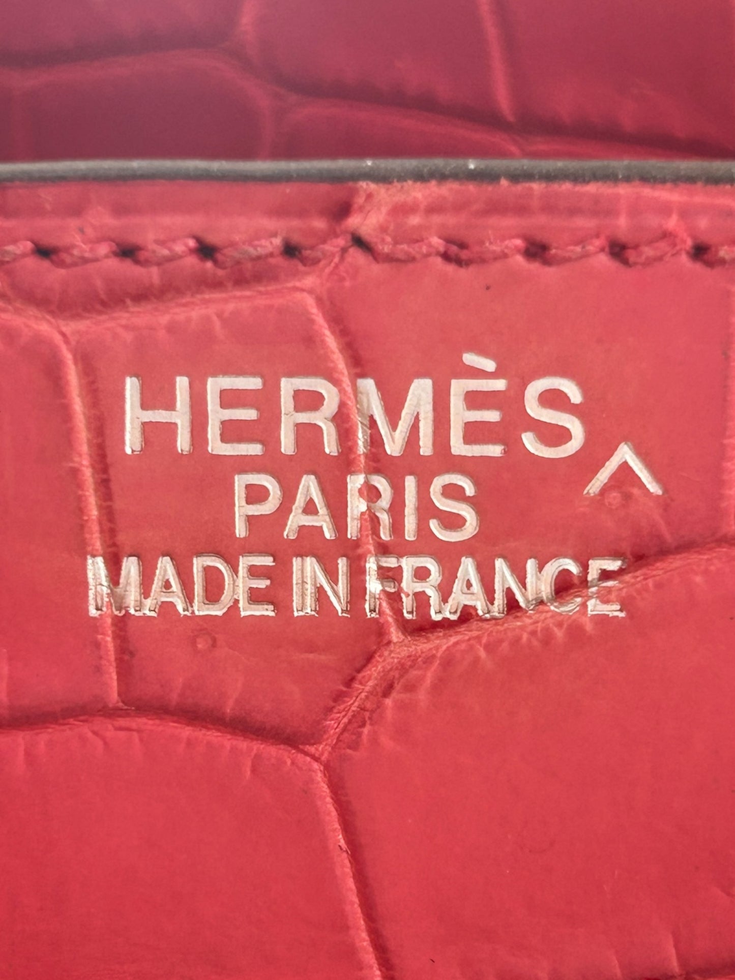 Hermes Pink Crocodile Birkin 35