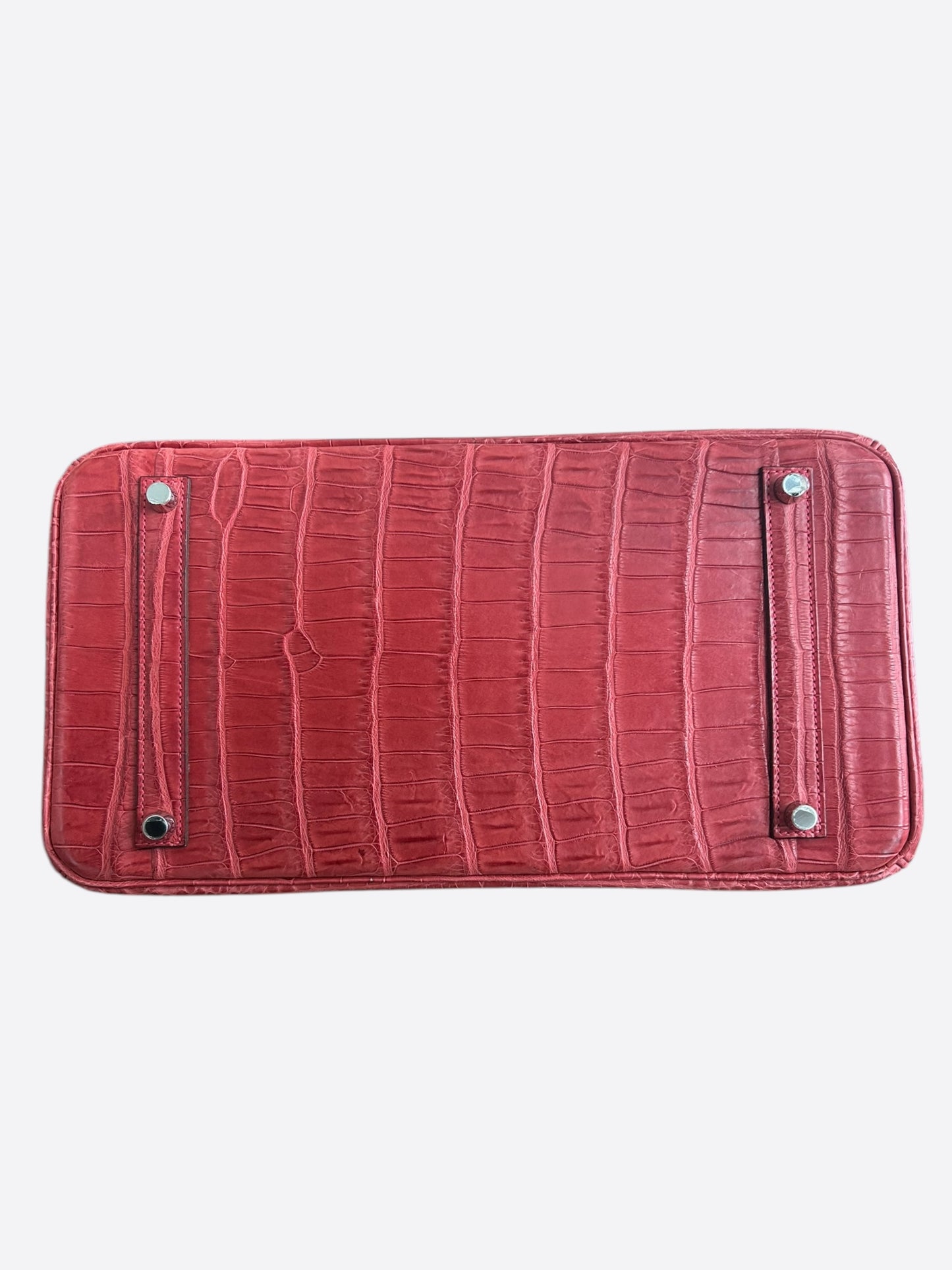 Hermes Red Crocodile Birkin 35