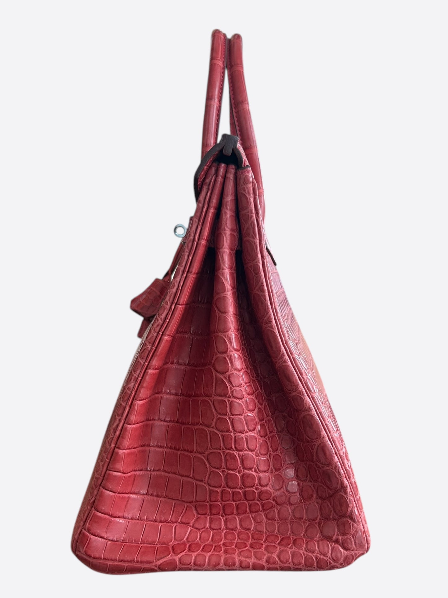 Hermes Red Crocodile Birkin 35