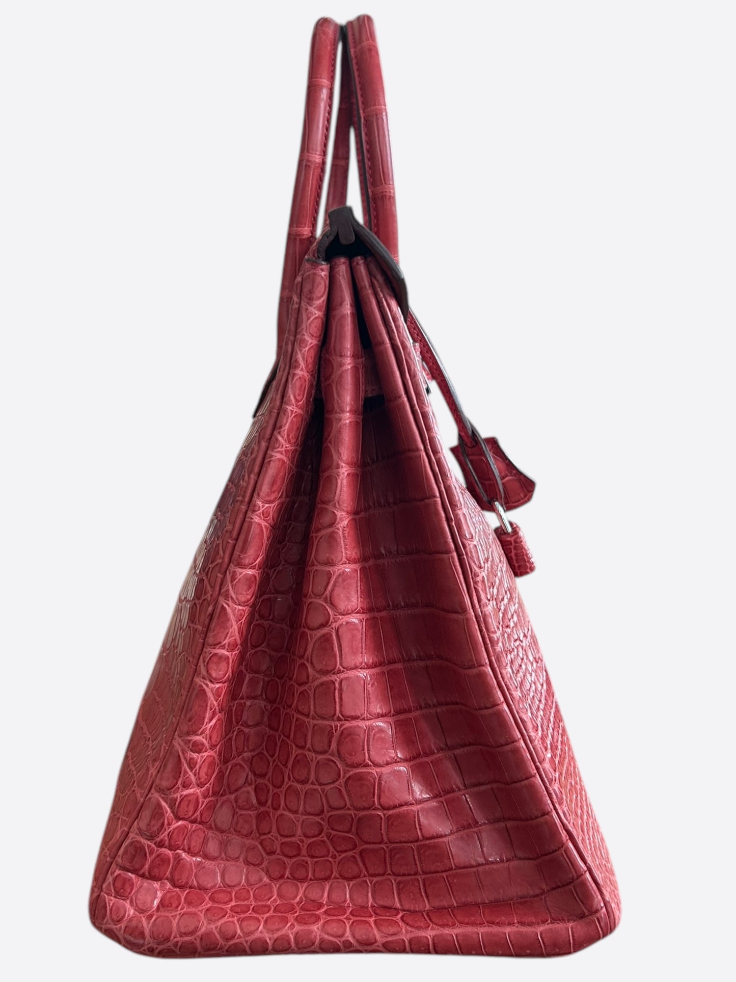 Hermes Red Crocodile Birkin 35