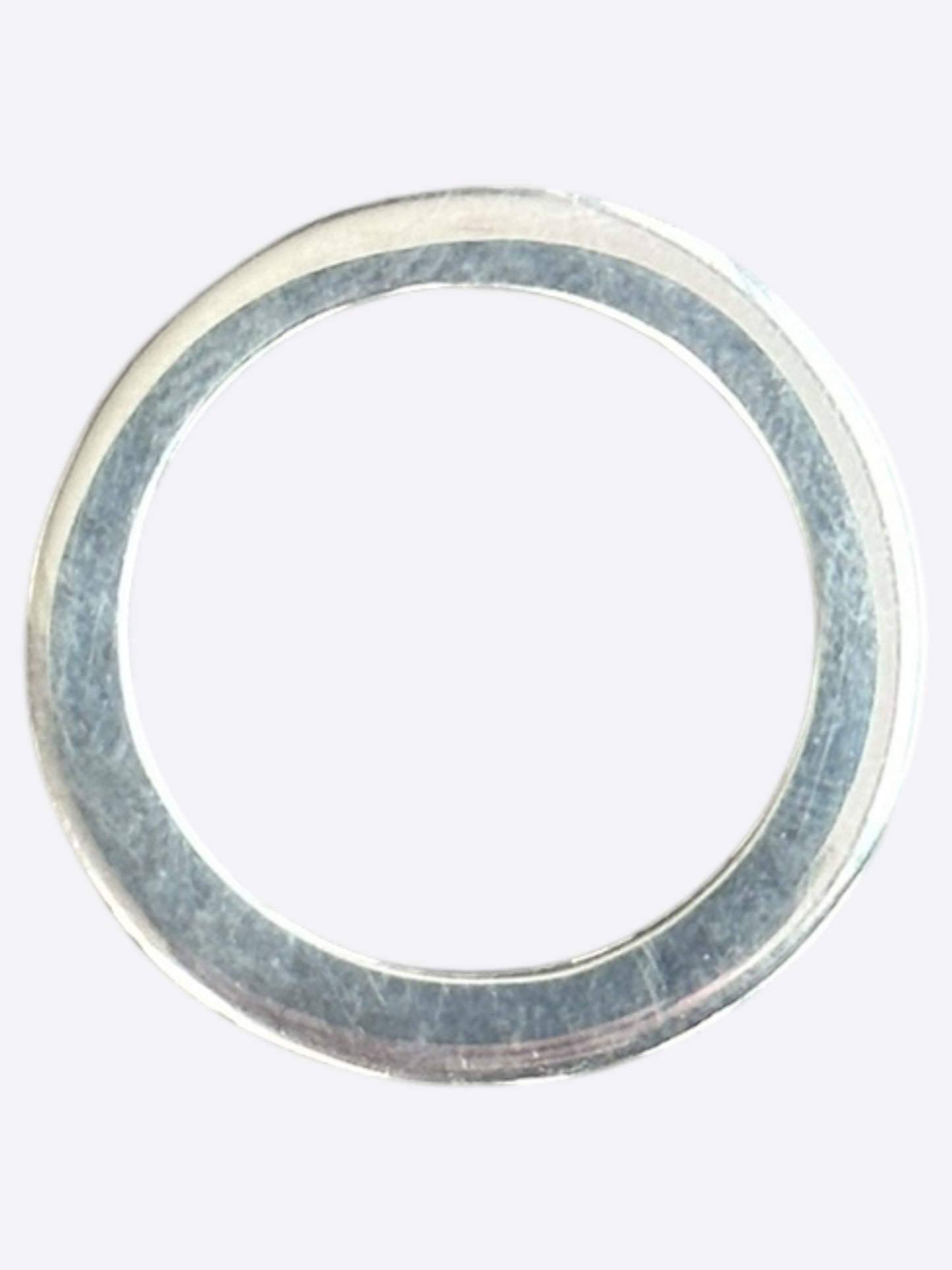 Chrome Hearts Silver & Diamond Thin Spacer Ring