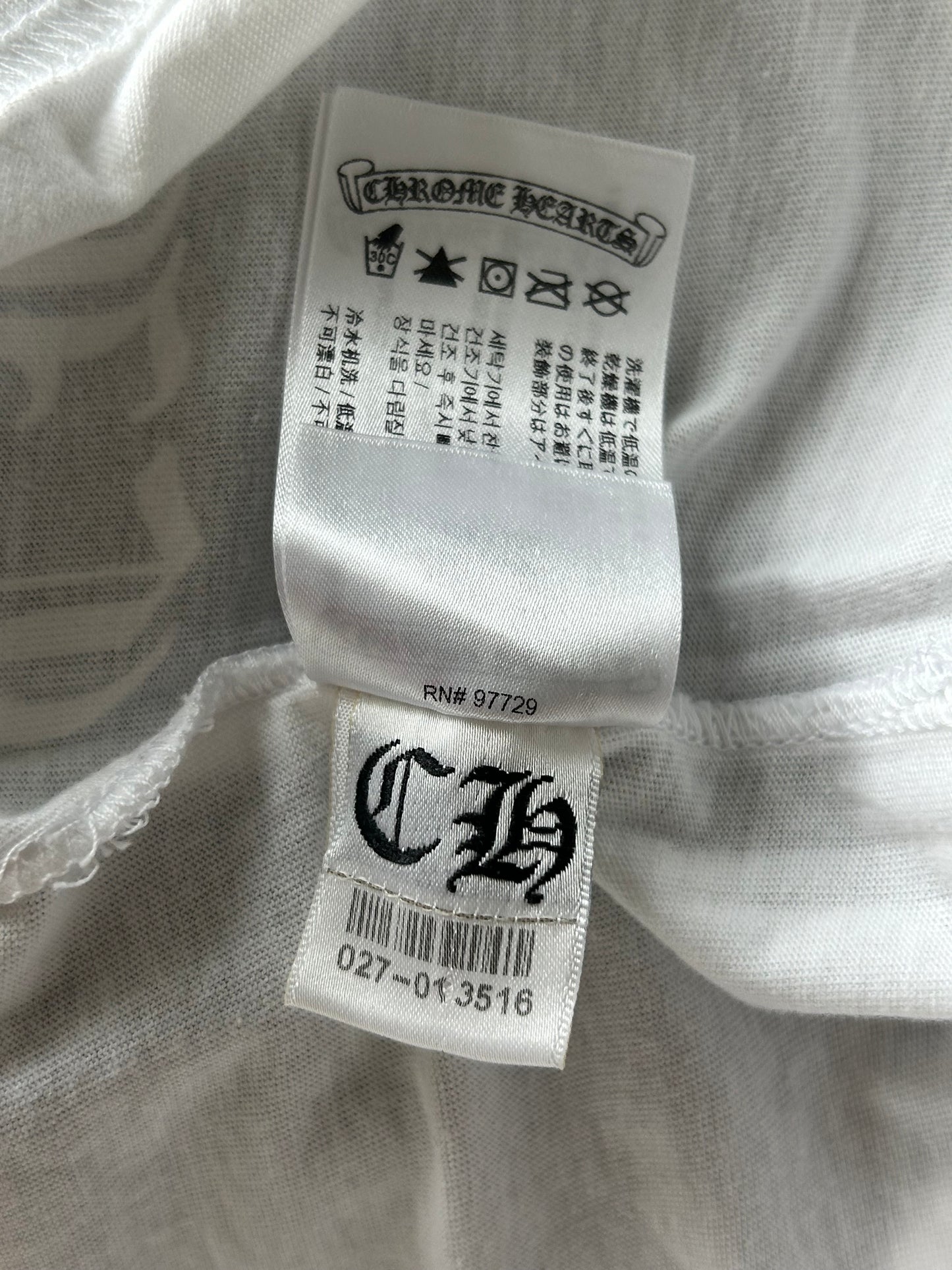 Chrome Hearts White & Multicolor Cross Longsleeve T-Shirt
