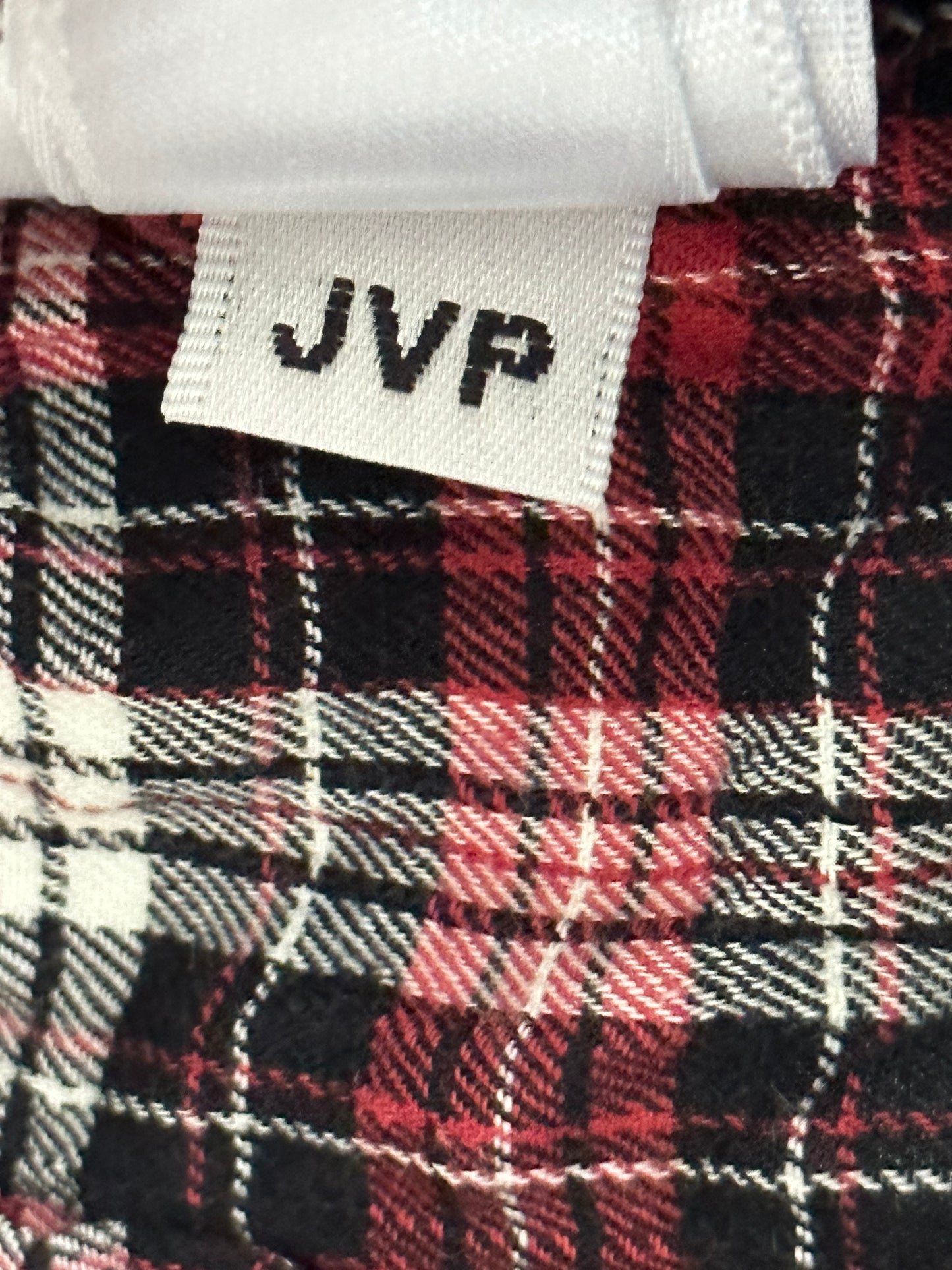 Chrome Hearts Red & White Cross Patch Flannel