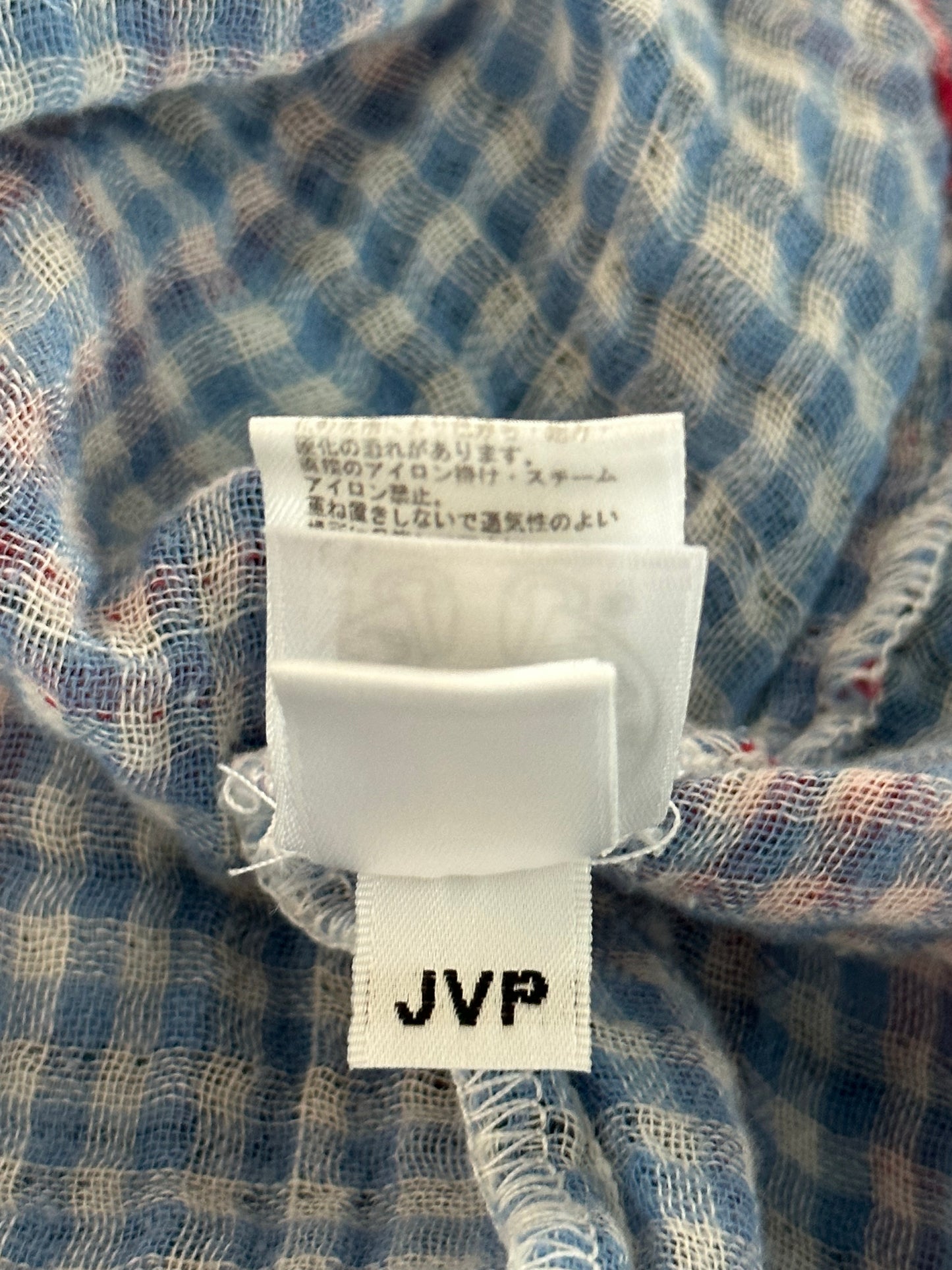 Chrome Hearts Blue & Red Cross Patch Flannel