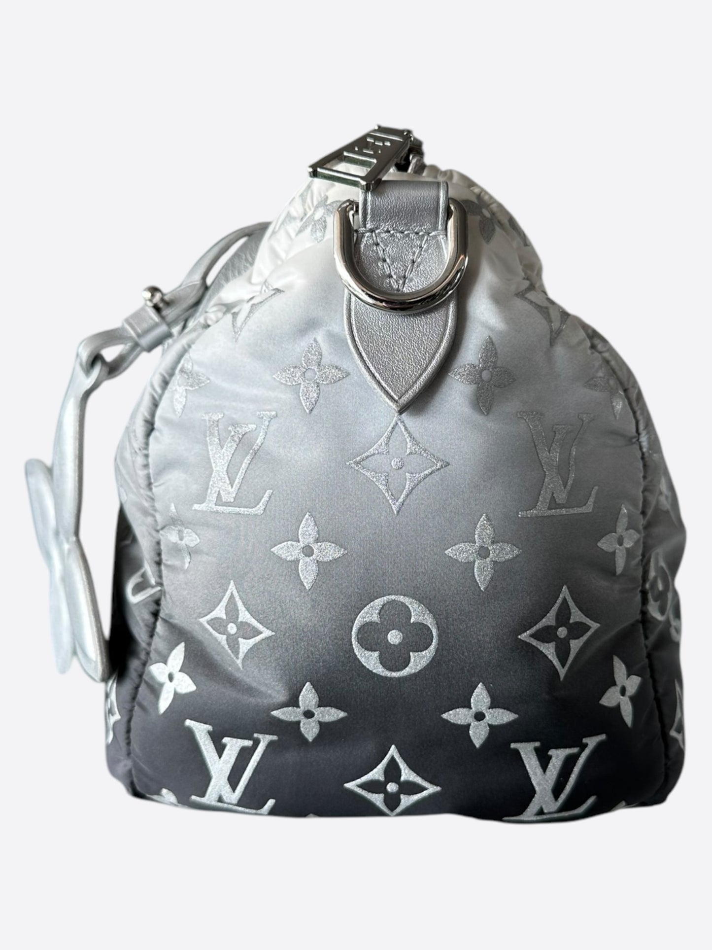 Louis Vuitton Black & White Gradient Monogram Ski Speedy 25