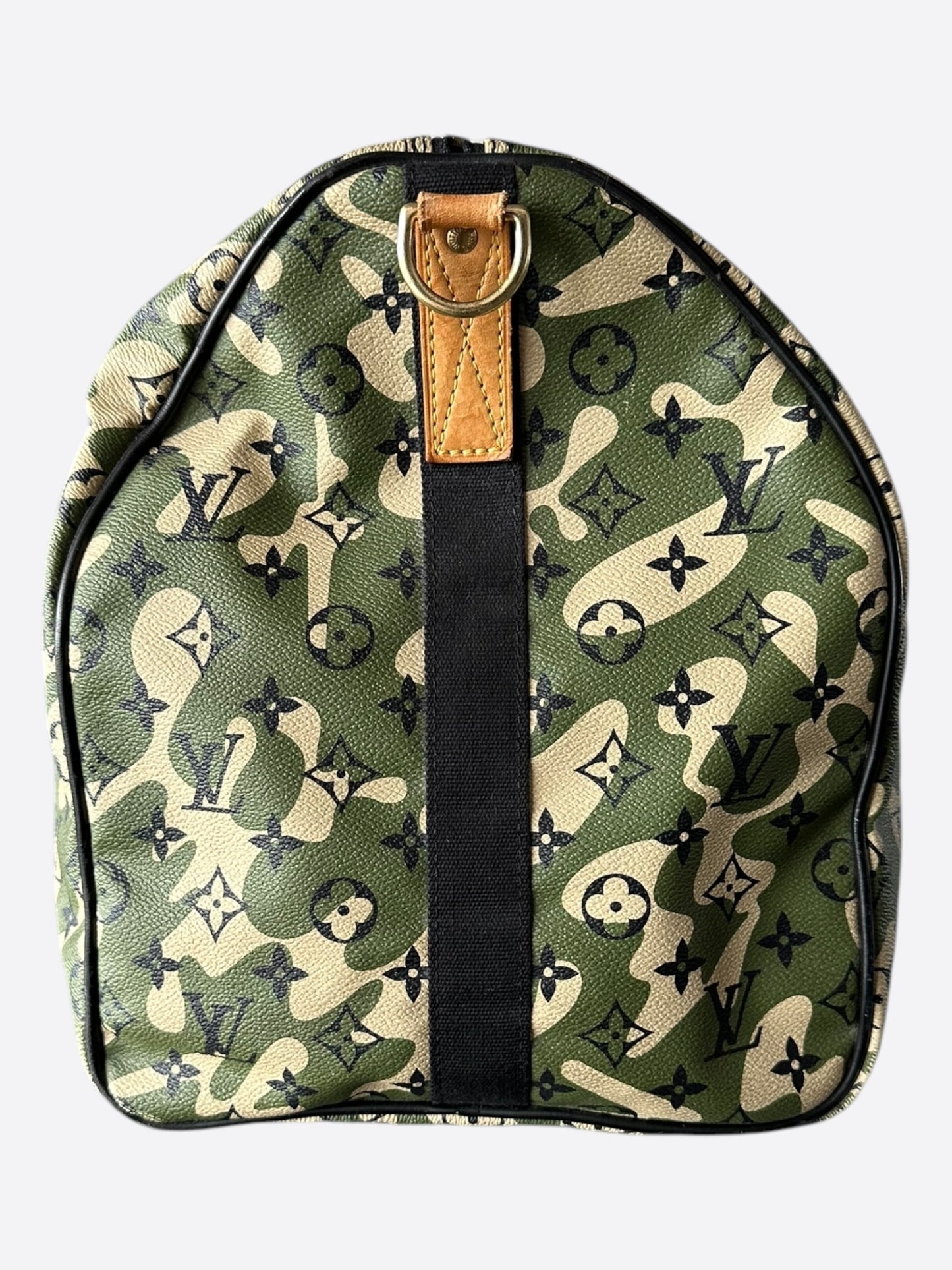 Louis Vuitton Takashi Murakami Camo Monogram Keepall 55