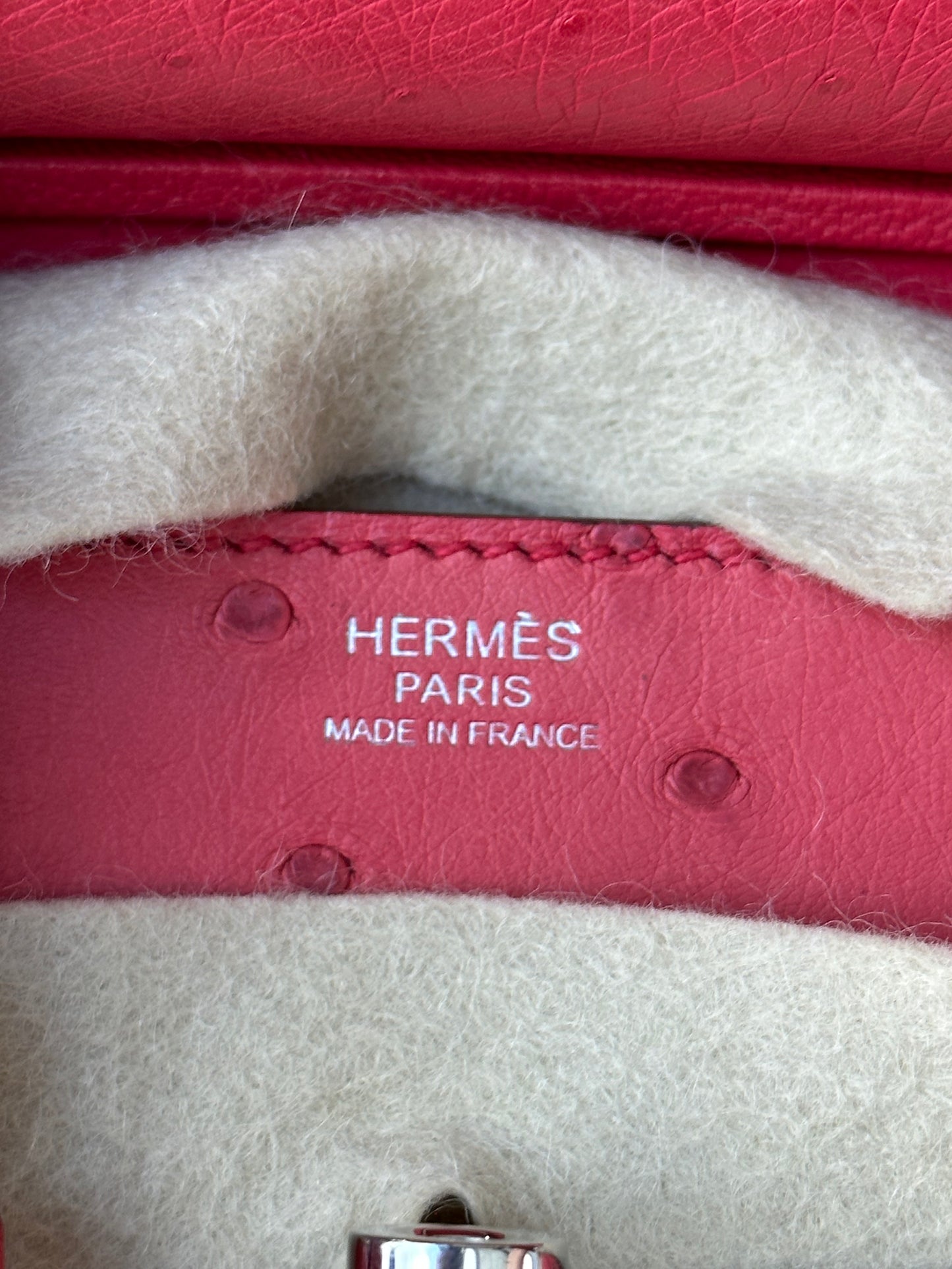 Hermes Pink Ostrich Birkin 30