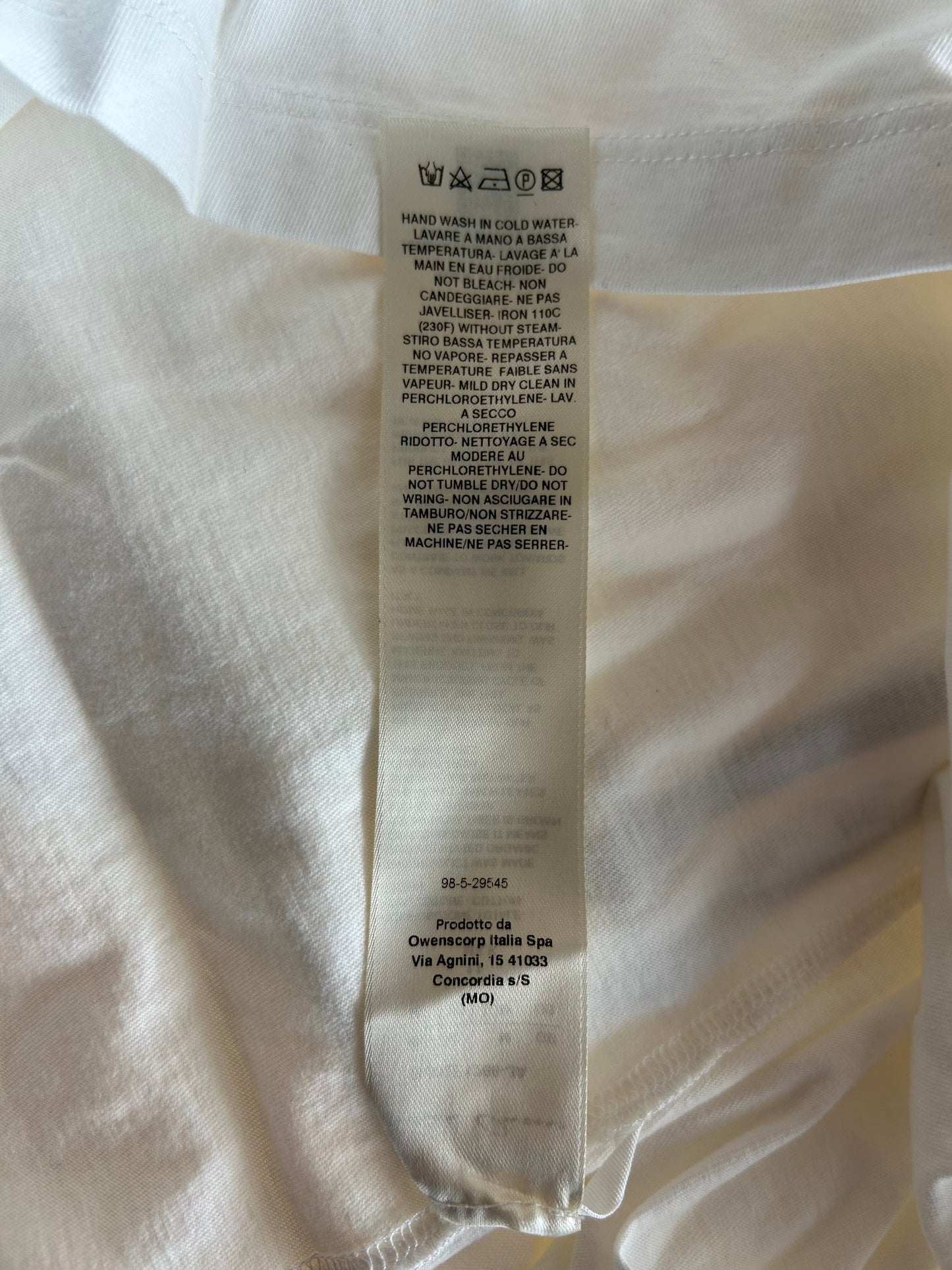 Rick Owens White Level Longsleeve T-Shirt