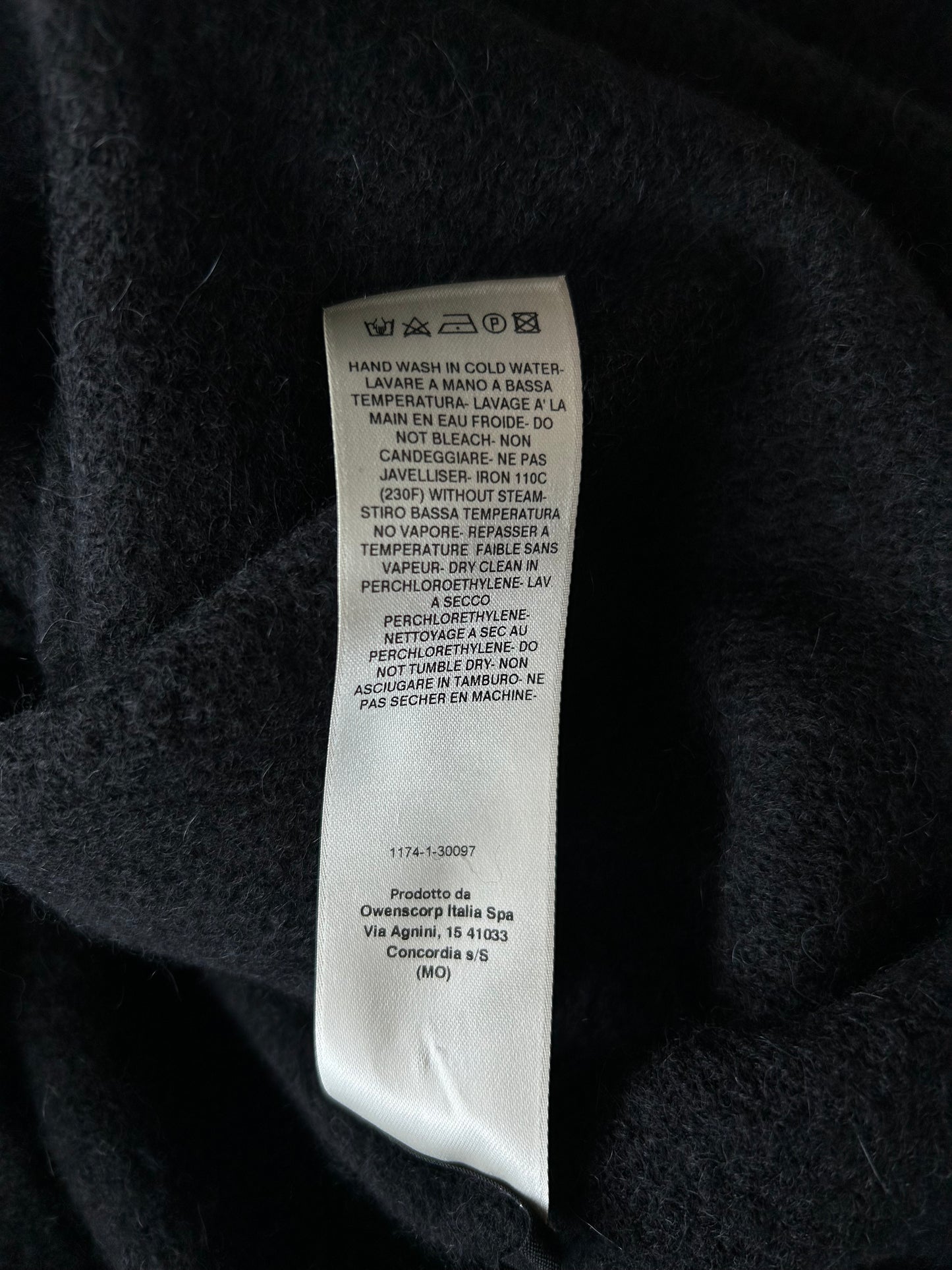 Rick Owens Black Hun Knitted Hoodie