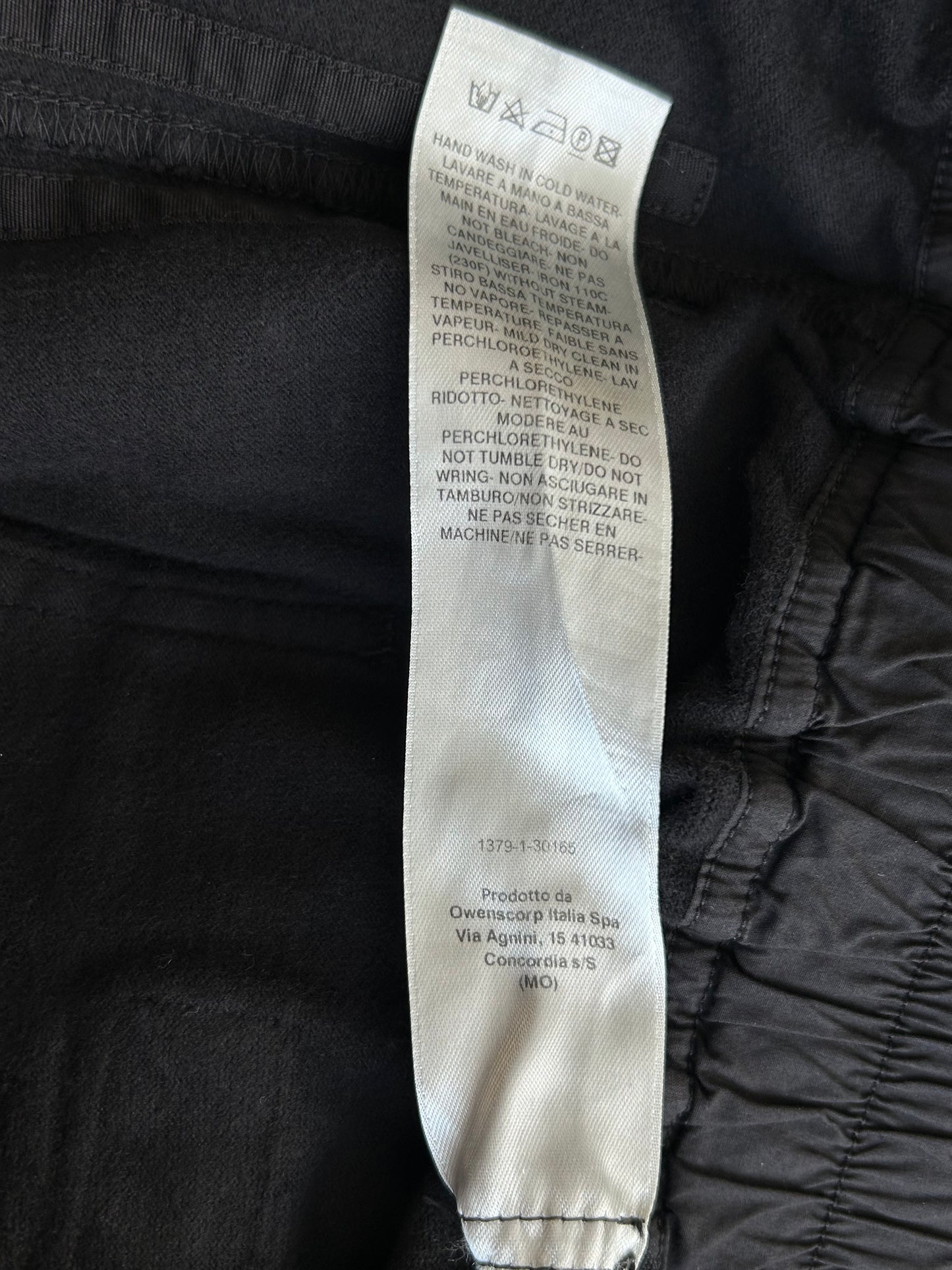 Rick Owens Black Berlin Sweatpants
