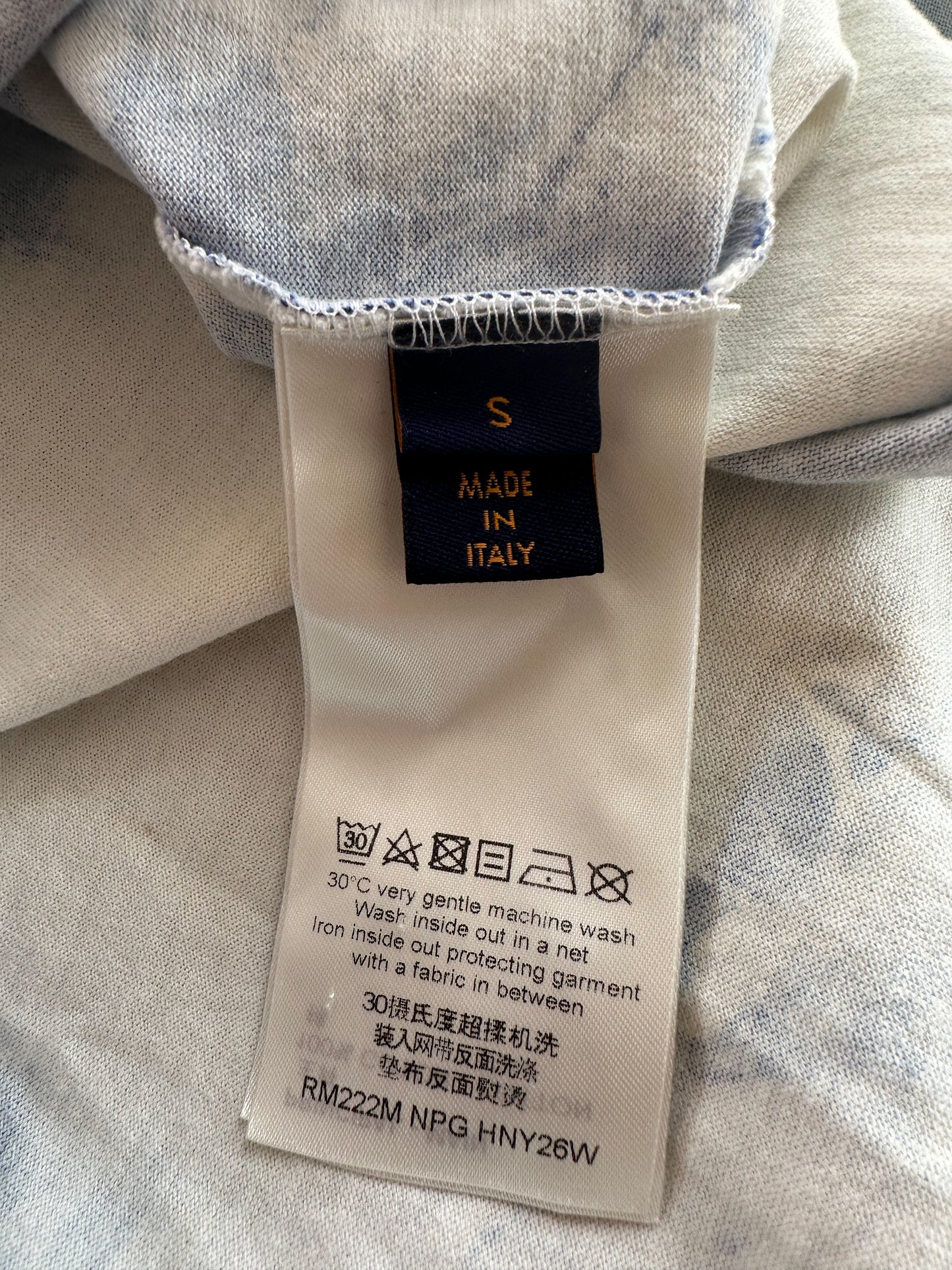 Louis Vuitton Blue Monogram Bandana T-Shirt