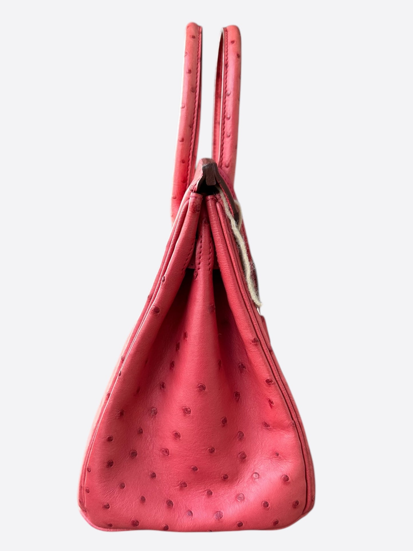 Hermes Pink Ostrich Birkin 30