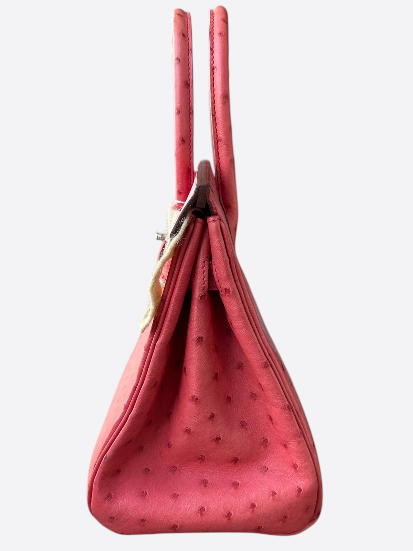 Hermes Pink Ostrich Birkin 30