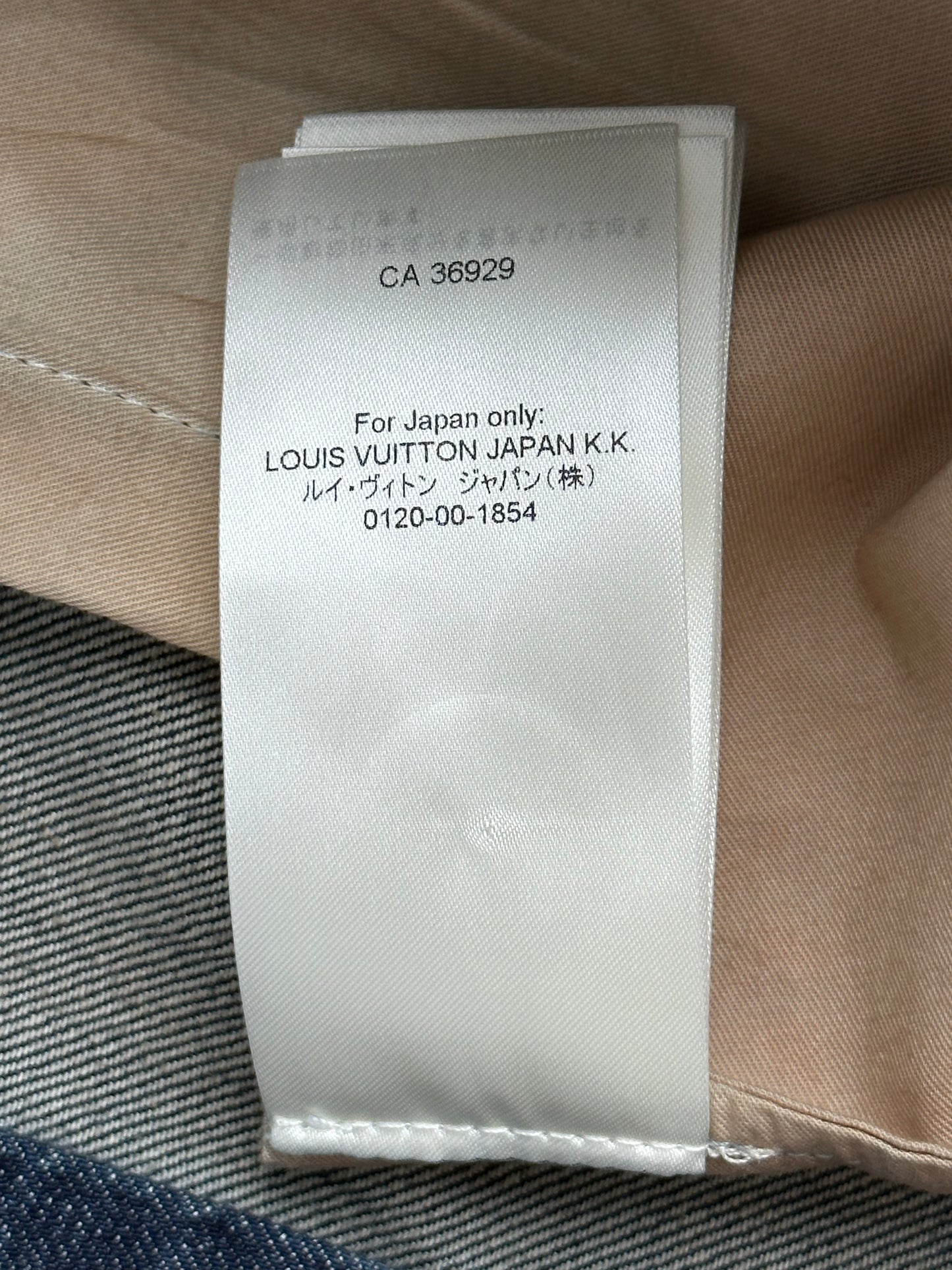 Louis Vuitton Blue Monogram Carpenter Denim Shorts