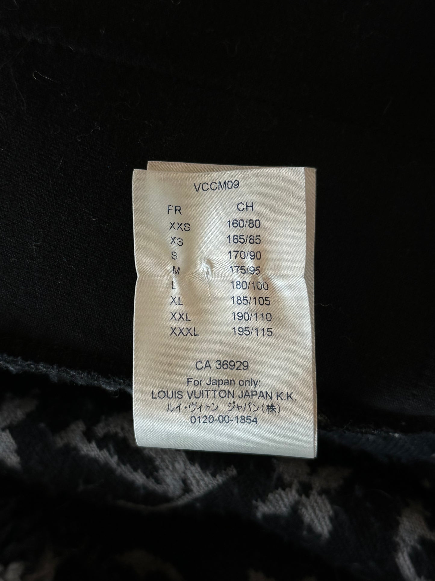 Louis Vuitton Black & Grey Monogram Fleece Zip Up Jacket