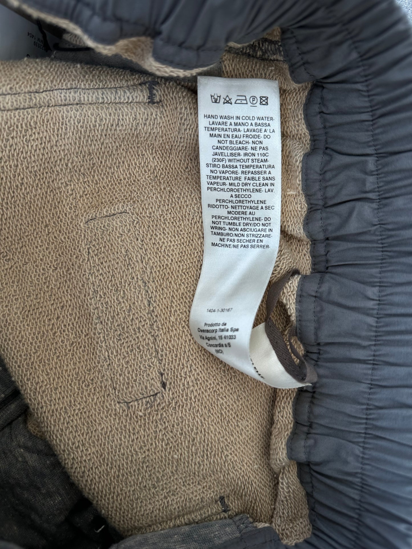 Rick Owens Grey Berlin Sweatpants