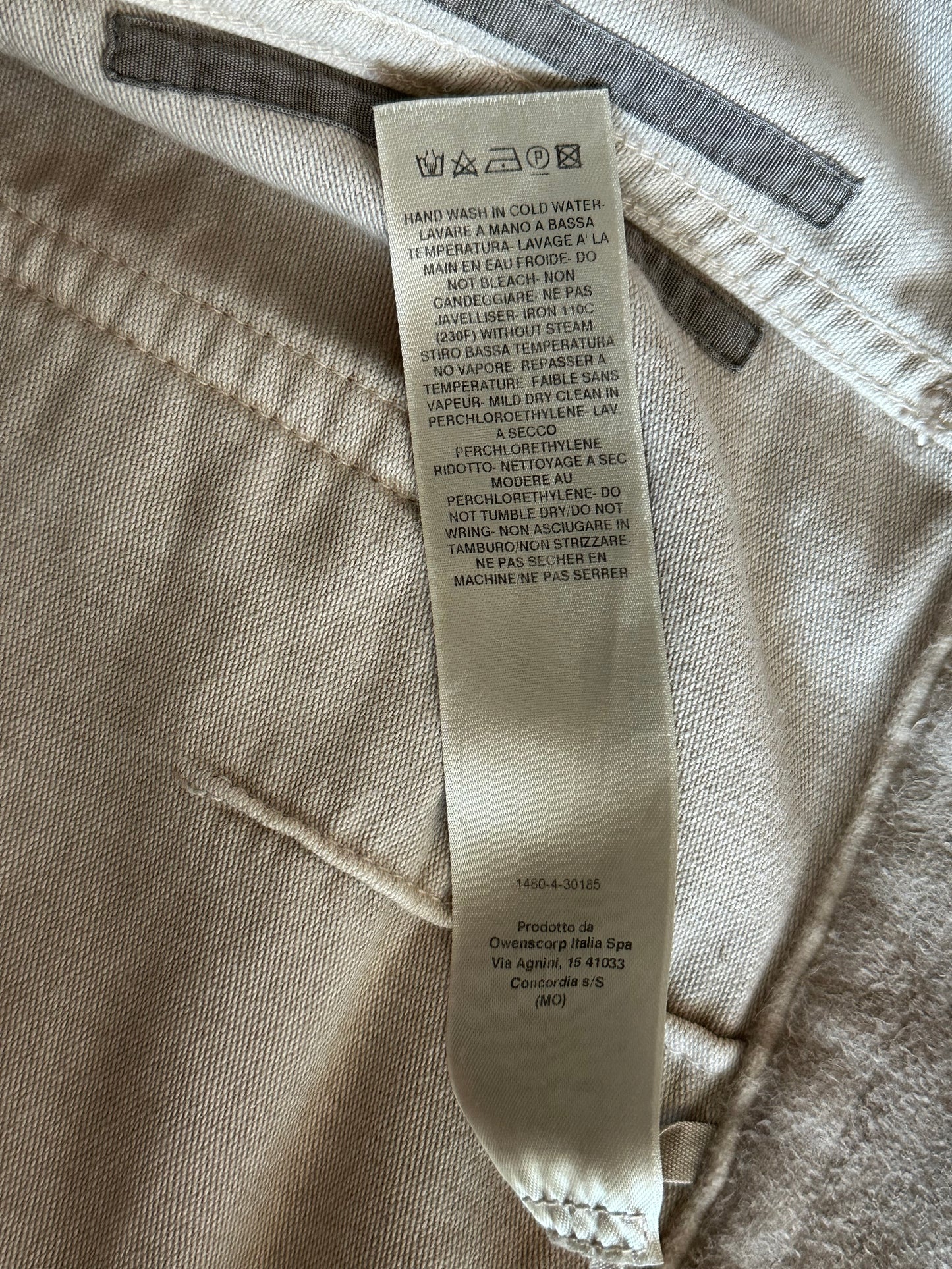 Rick Owens Beige Geth Jeans