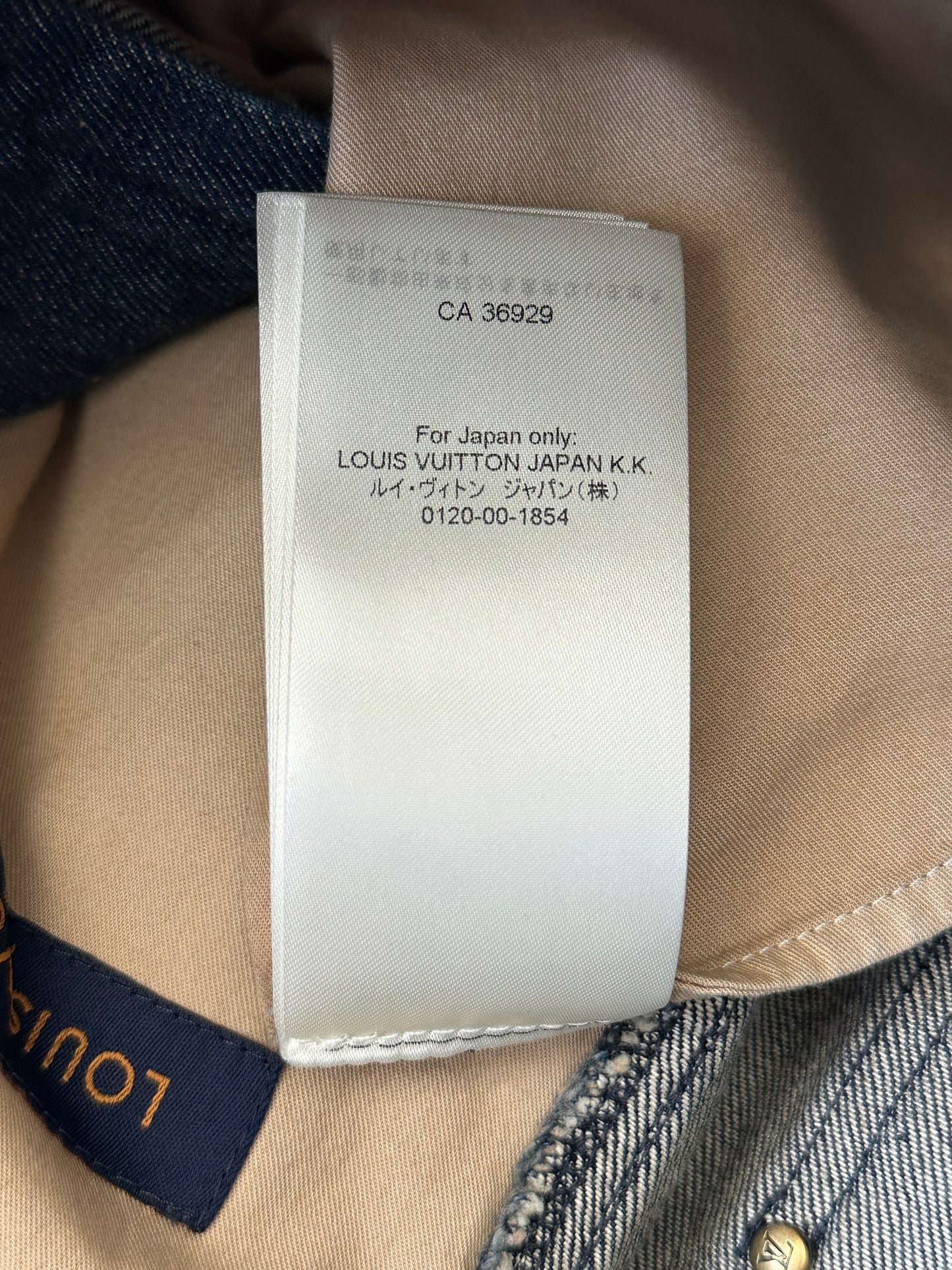 Louis Vuitton Blue Monogram Carpenter Denim Shorts