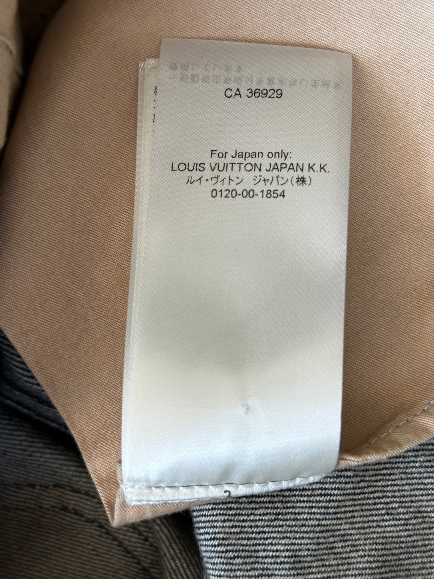 Louis Vuitton Blue Monogram Carpenter Denim Shorts