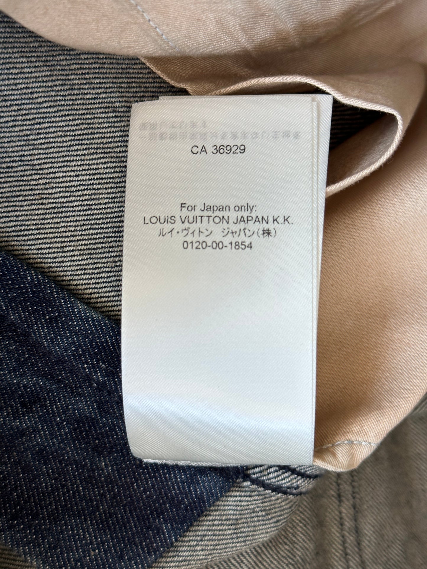 Louis Vuitton Blue Monogram Carpenter Denim Shorts