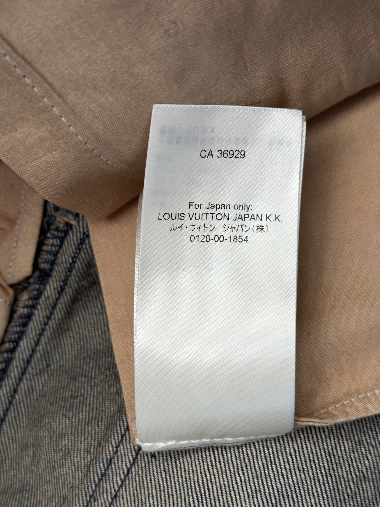 Louis Vuitton Blue Monogram Carpenter Denim Shorts