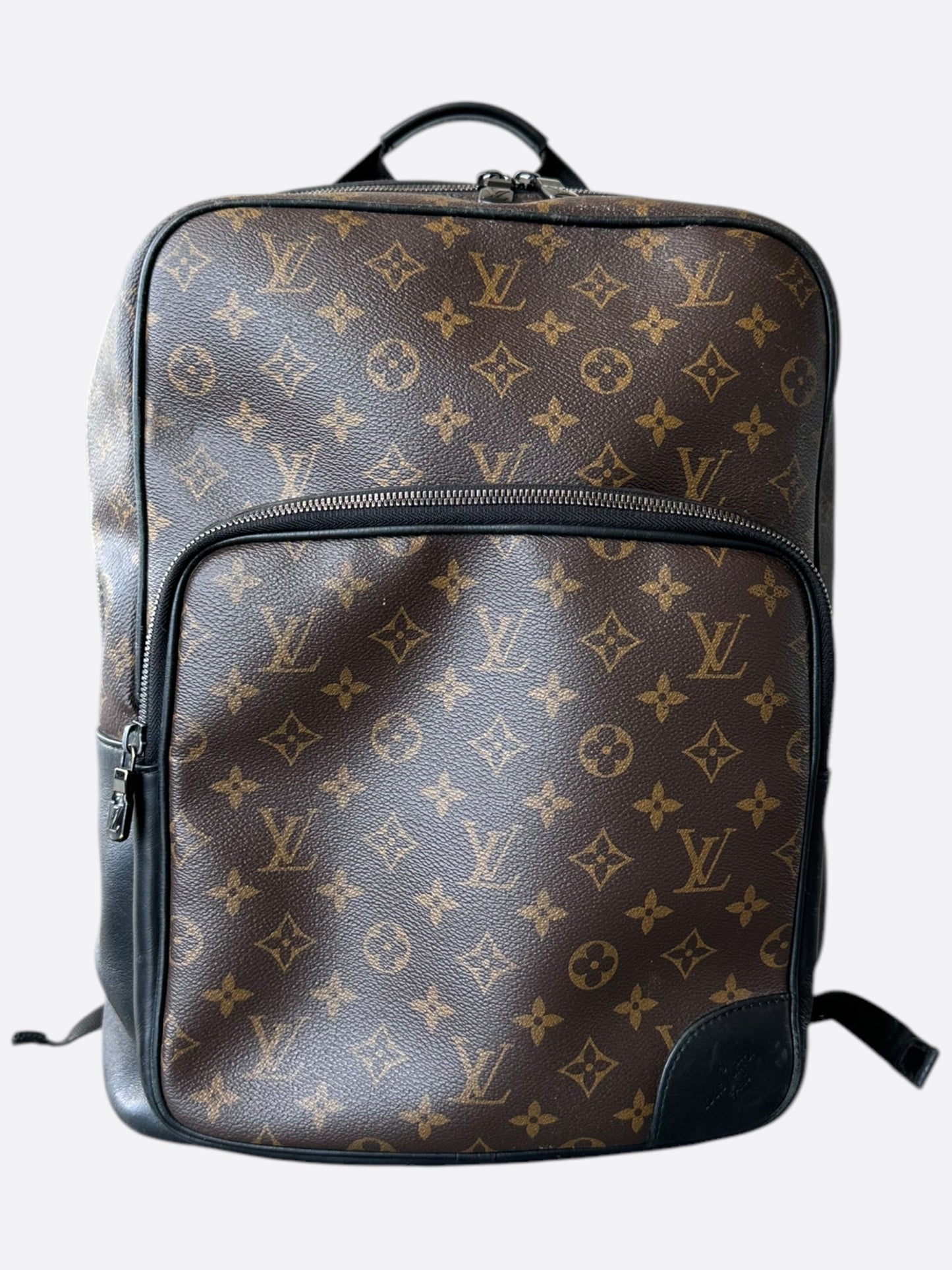 Louis Vuitton Brown & Black Monogram Dean Backpack