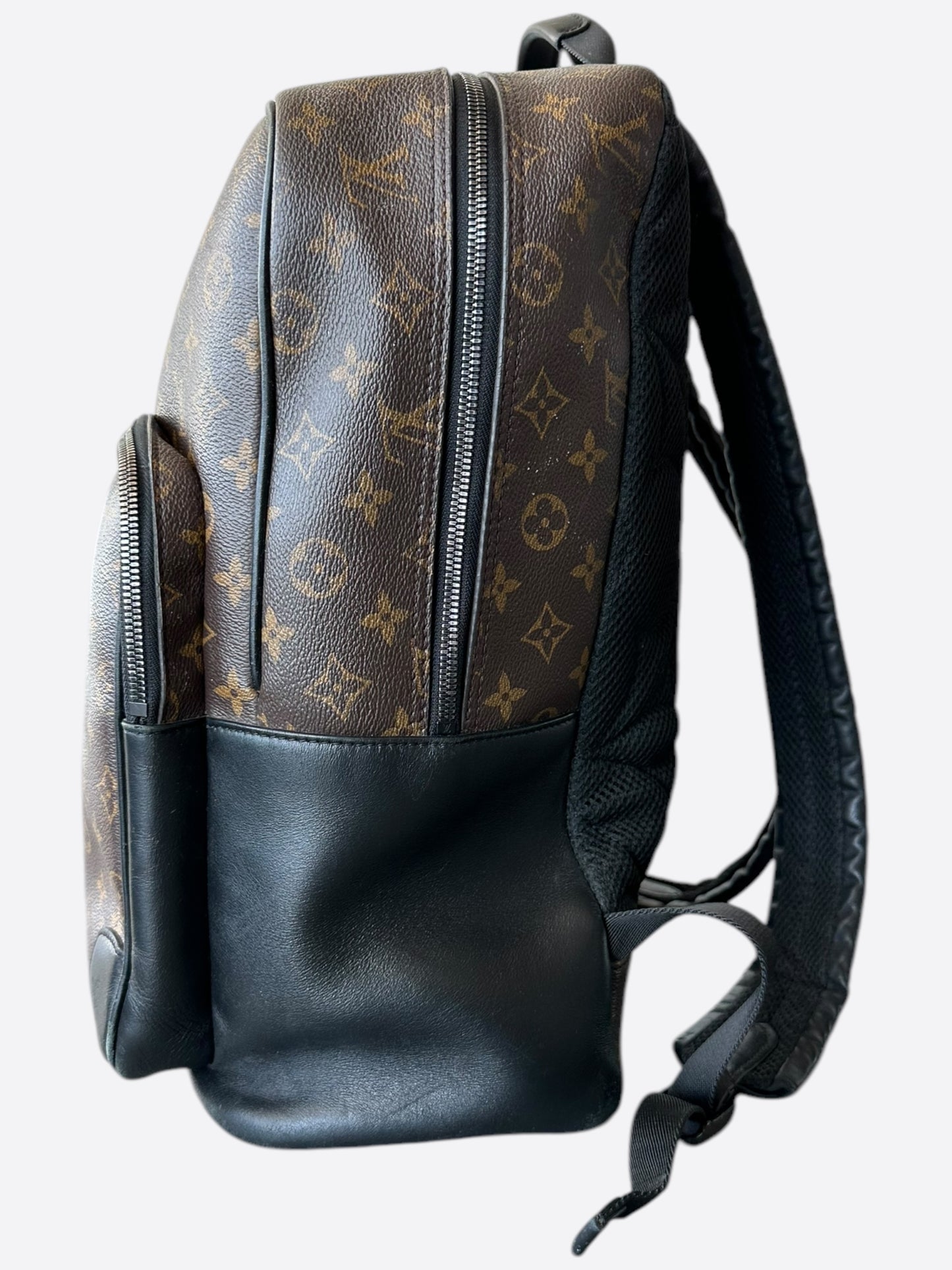 Louis Vuitton Brown & Black Monogram Dean Backpack
