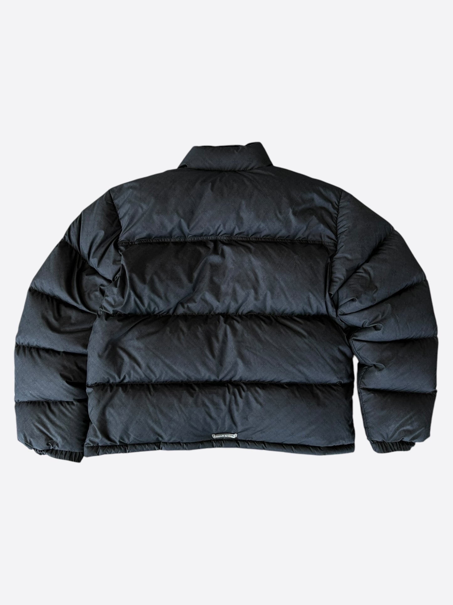 Chrome Hearts Black Cross Jacquard Puffer Jacket