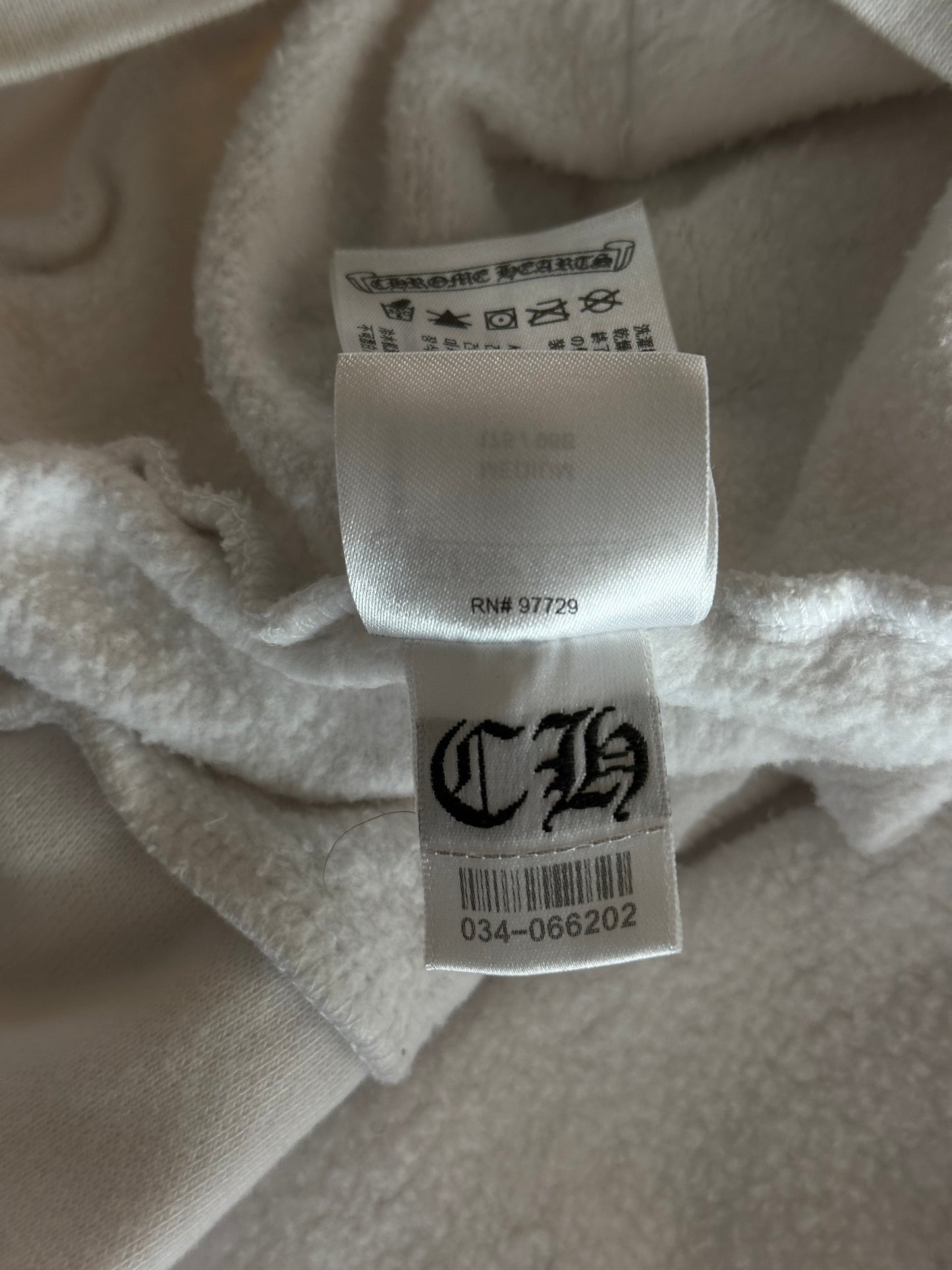 Chrome Hearts White & Blue Rolling Stones Hoodie