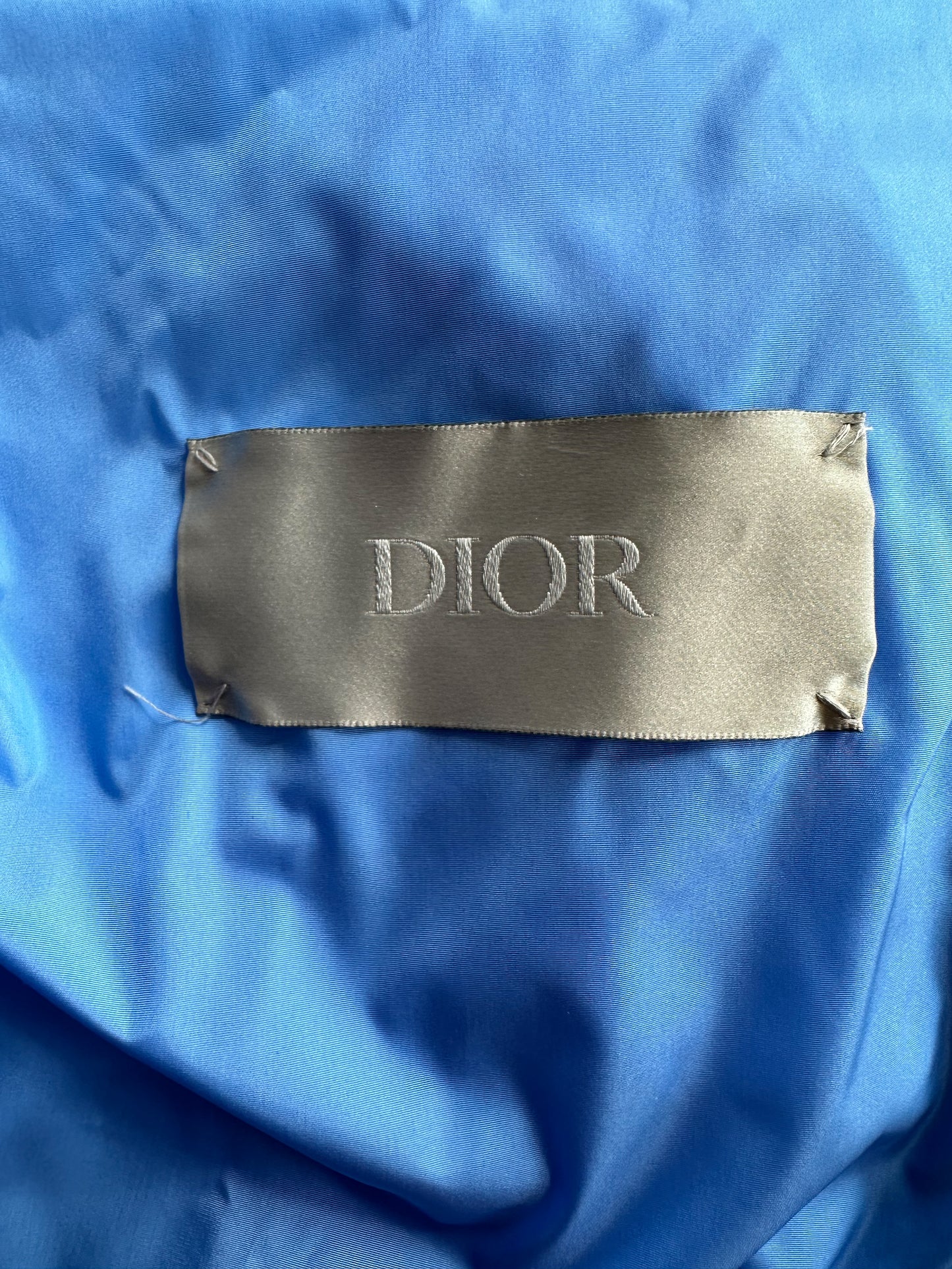 Dior Blue Oblique Puffer Jacket