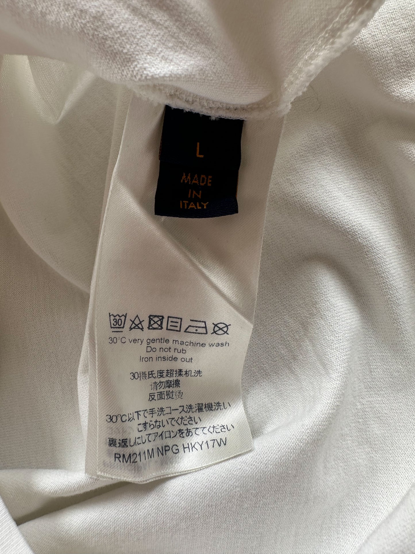 Louis Vuitton White Multicolor Pastel Monogram T-Shirt
