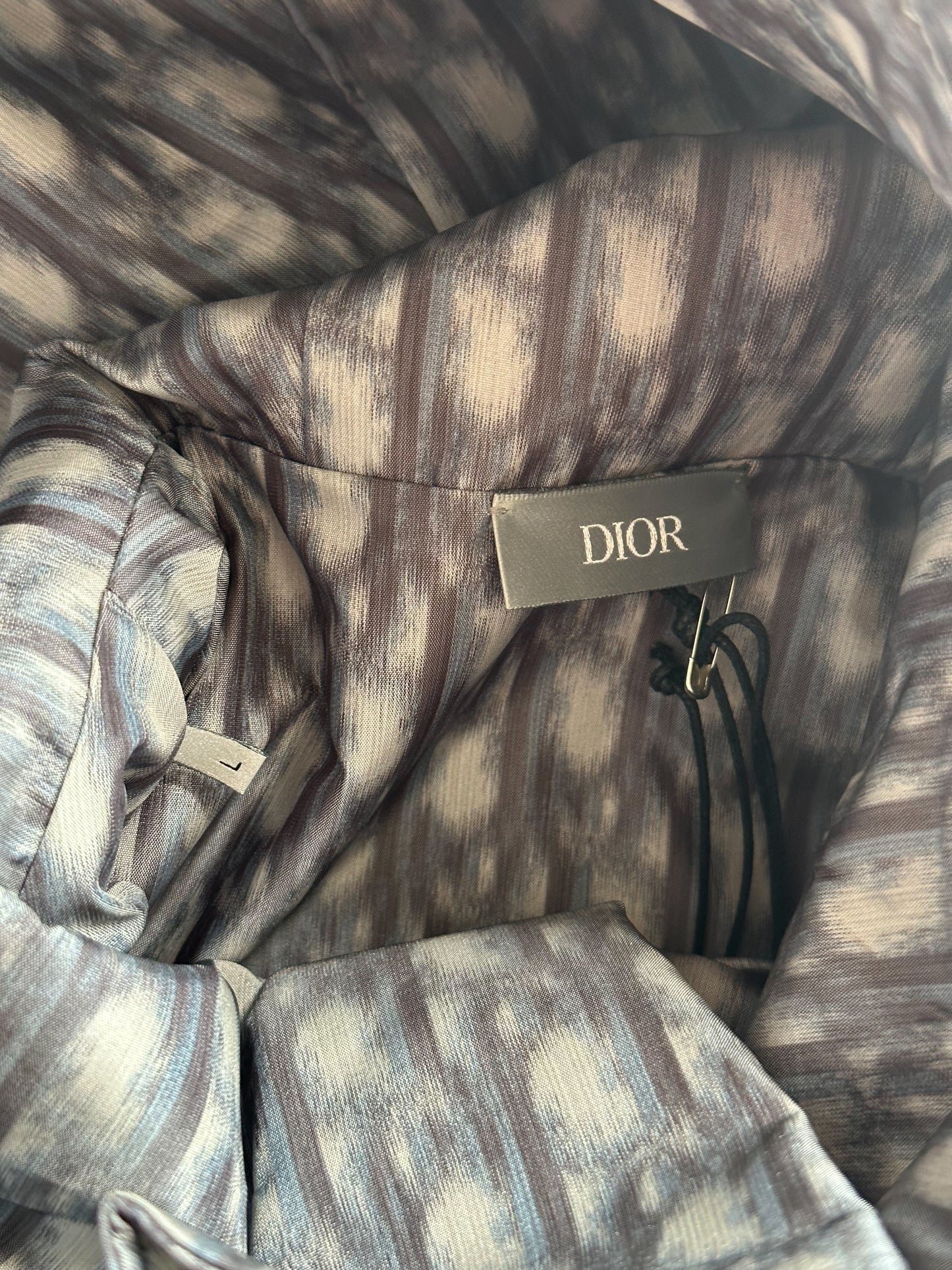 Dior Stussy Blurred Oblique Anorak Hoodie