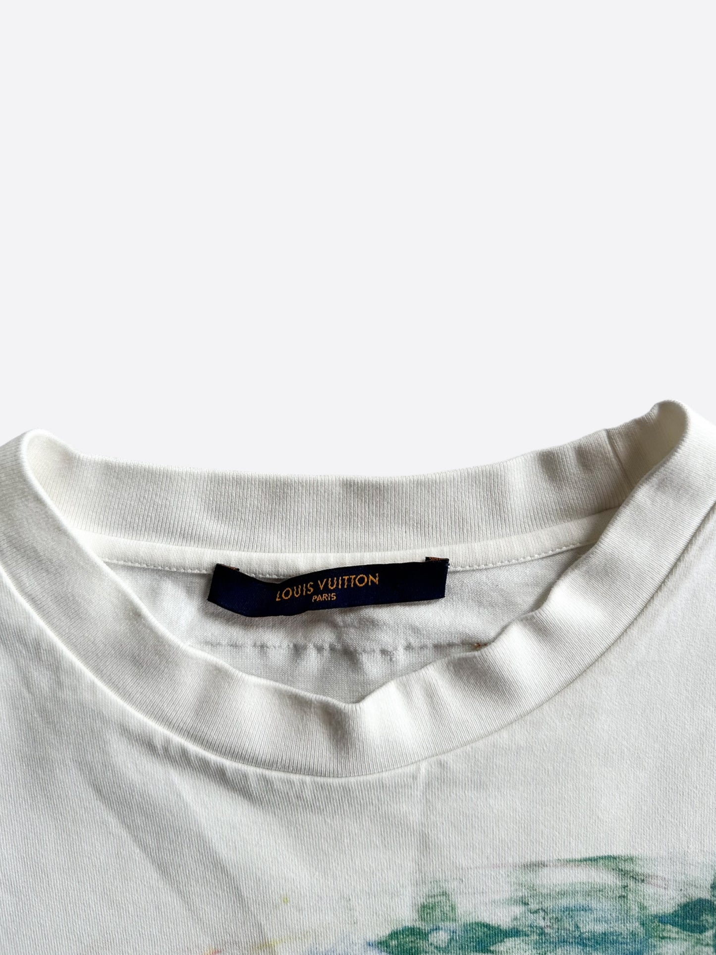 Louis Vuitton White Multicolor Pastel Monogram T-Shirt