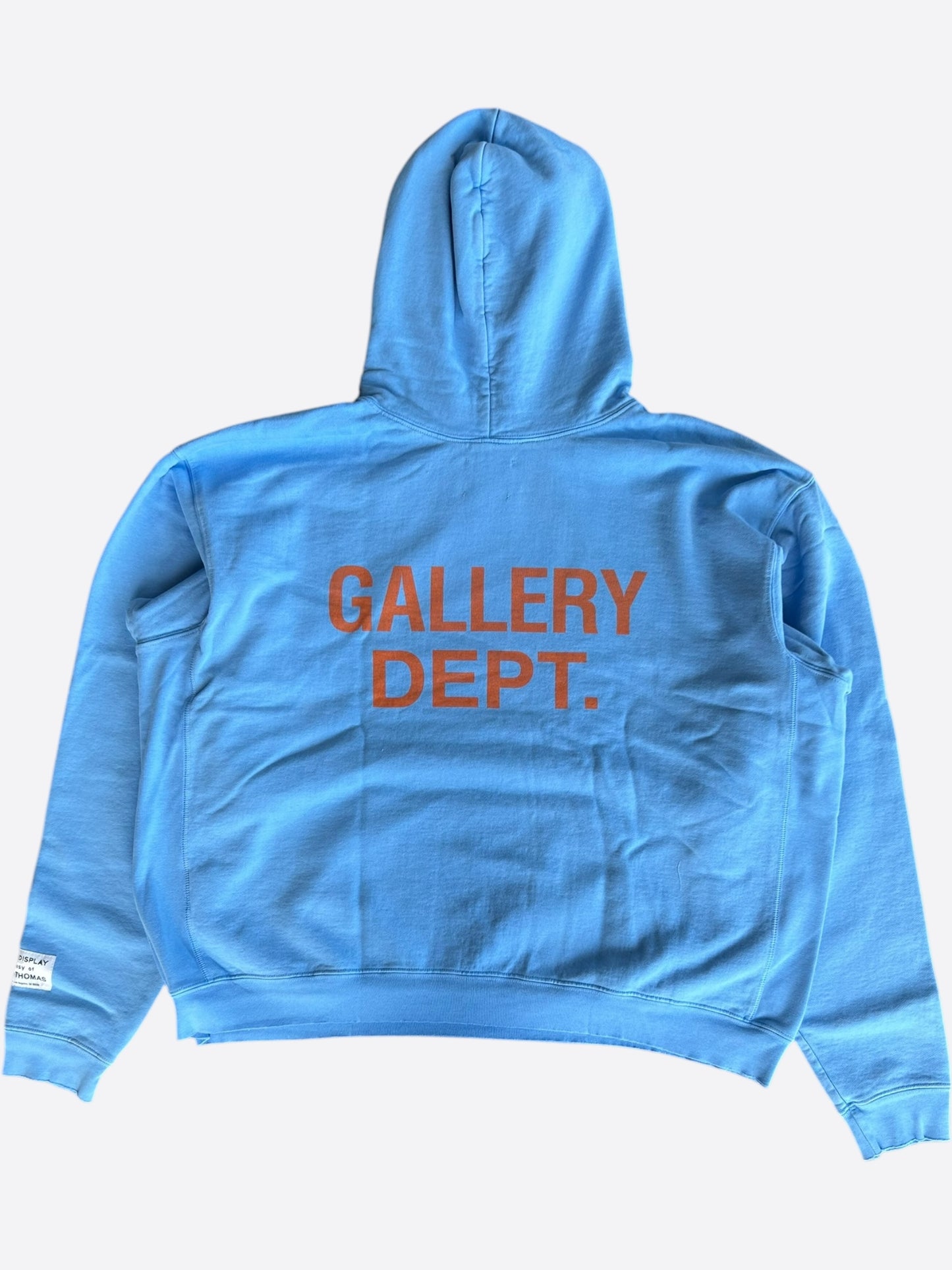 Gallery Dept Blue & Orange Logo Hoodie