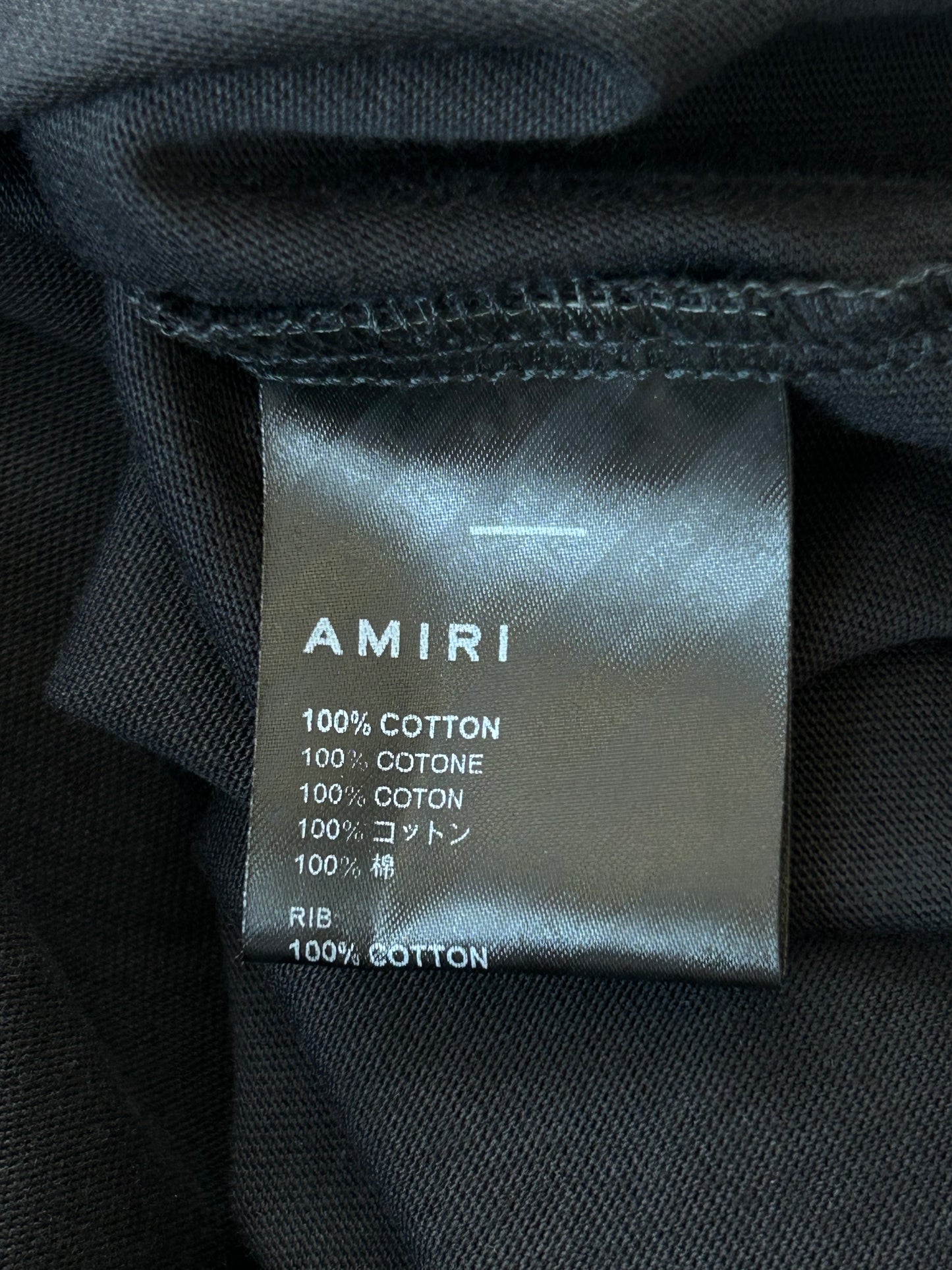 Amiri Preemo Black Logo T-Shirt