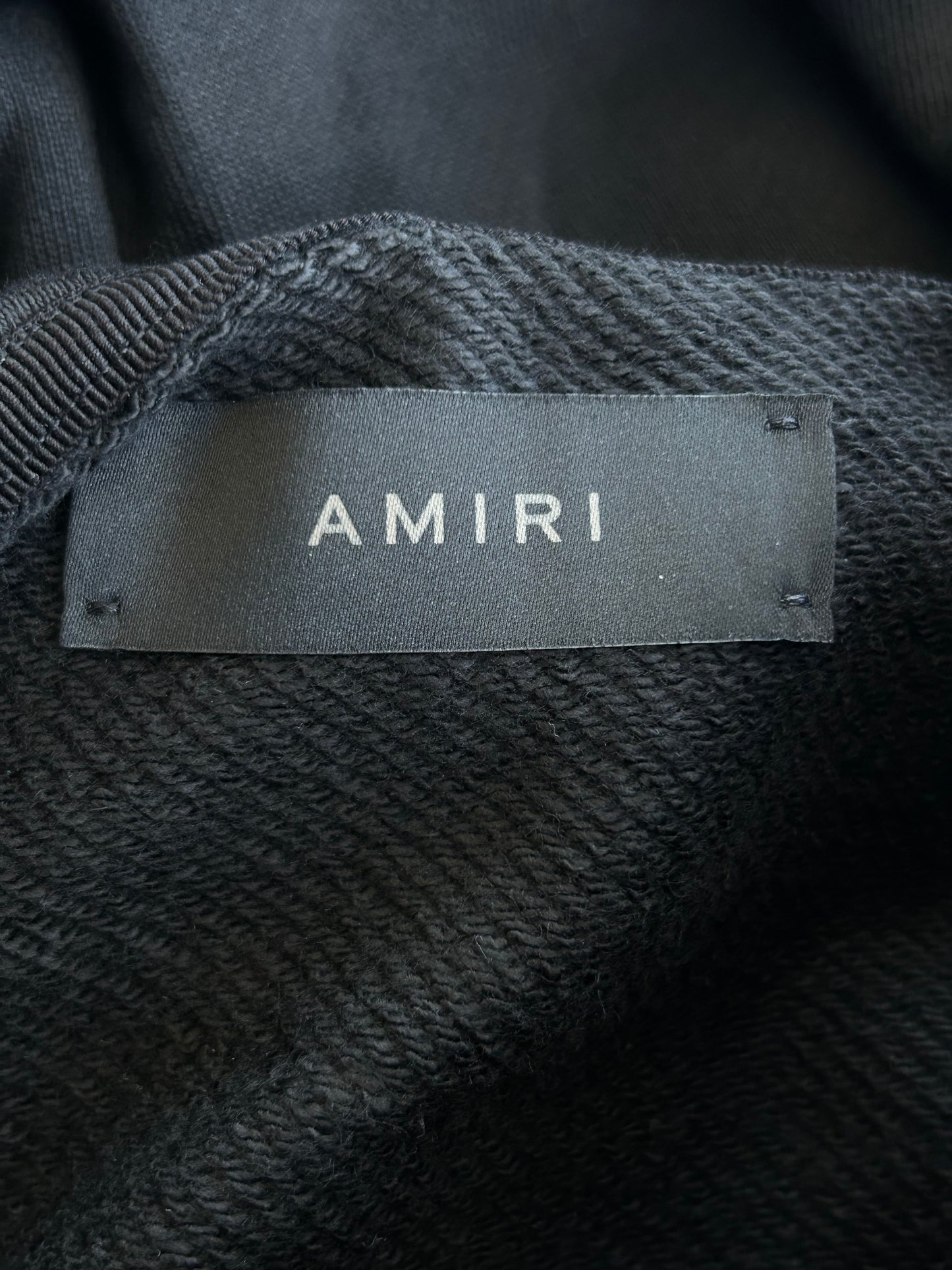 Amiri Black & Blue Records Logo Hoodie