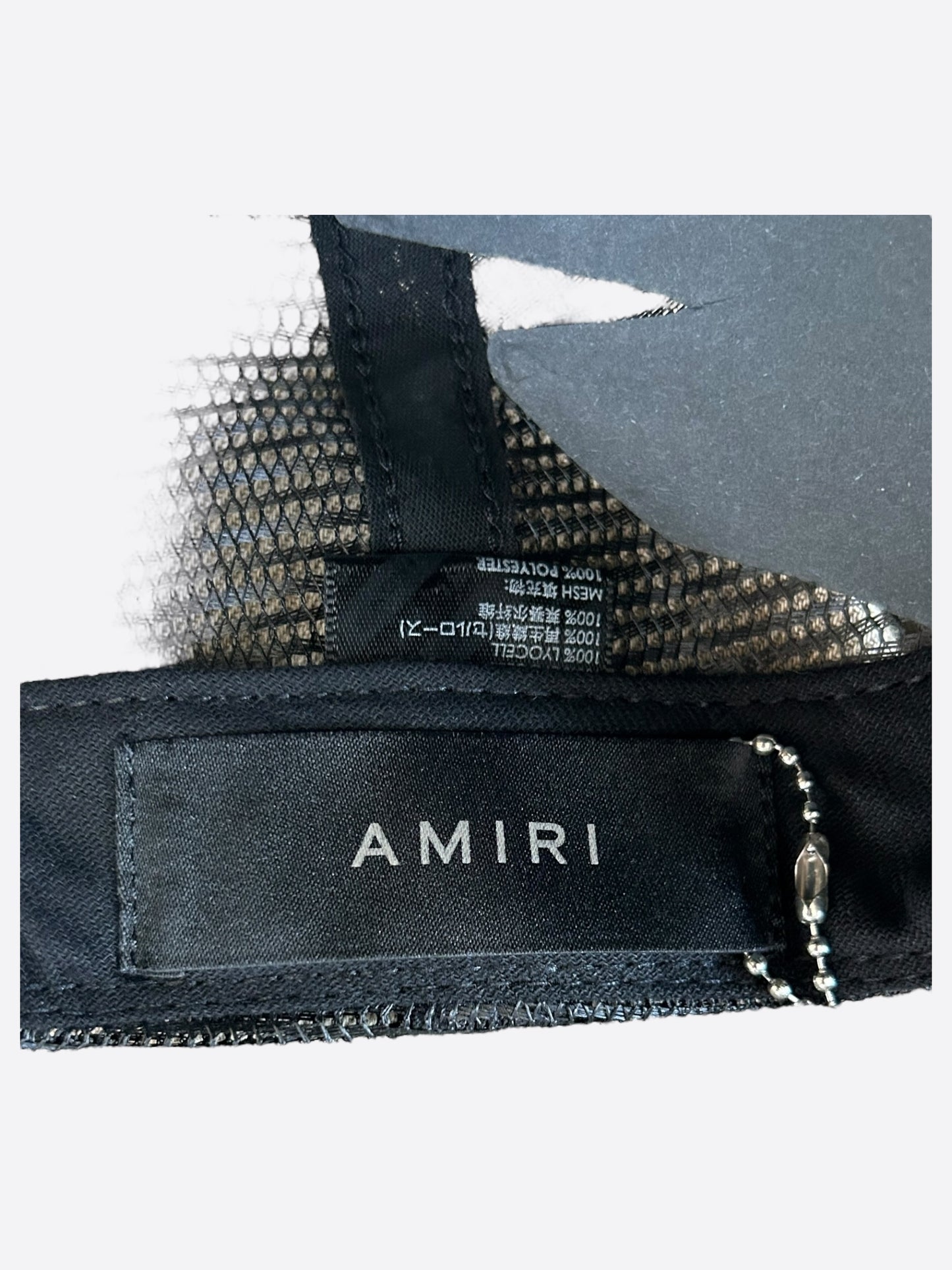 Amiri Black & White Records Trucker Hat