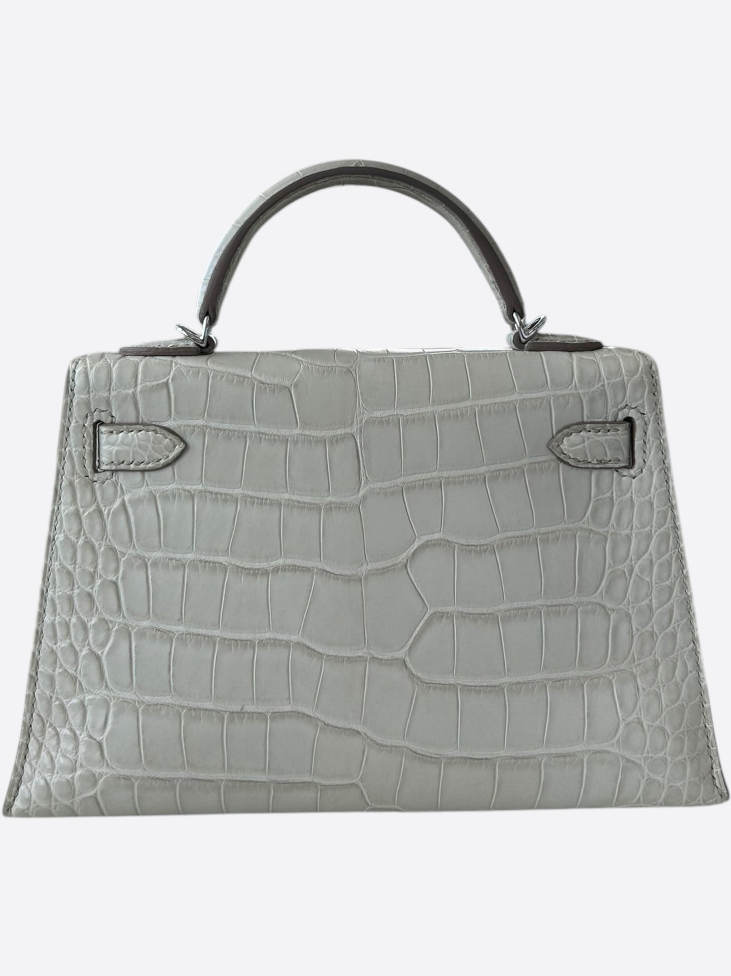Hermes Beton Alligator Mini Kelly 20
