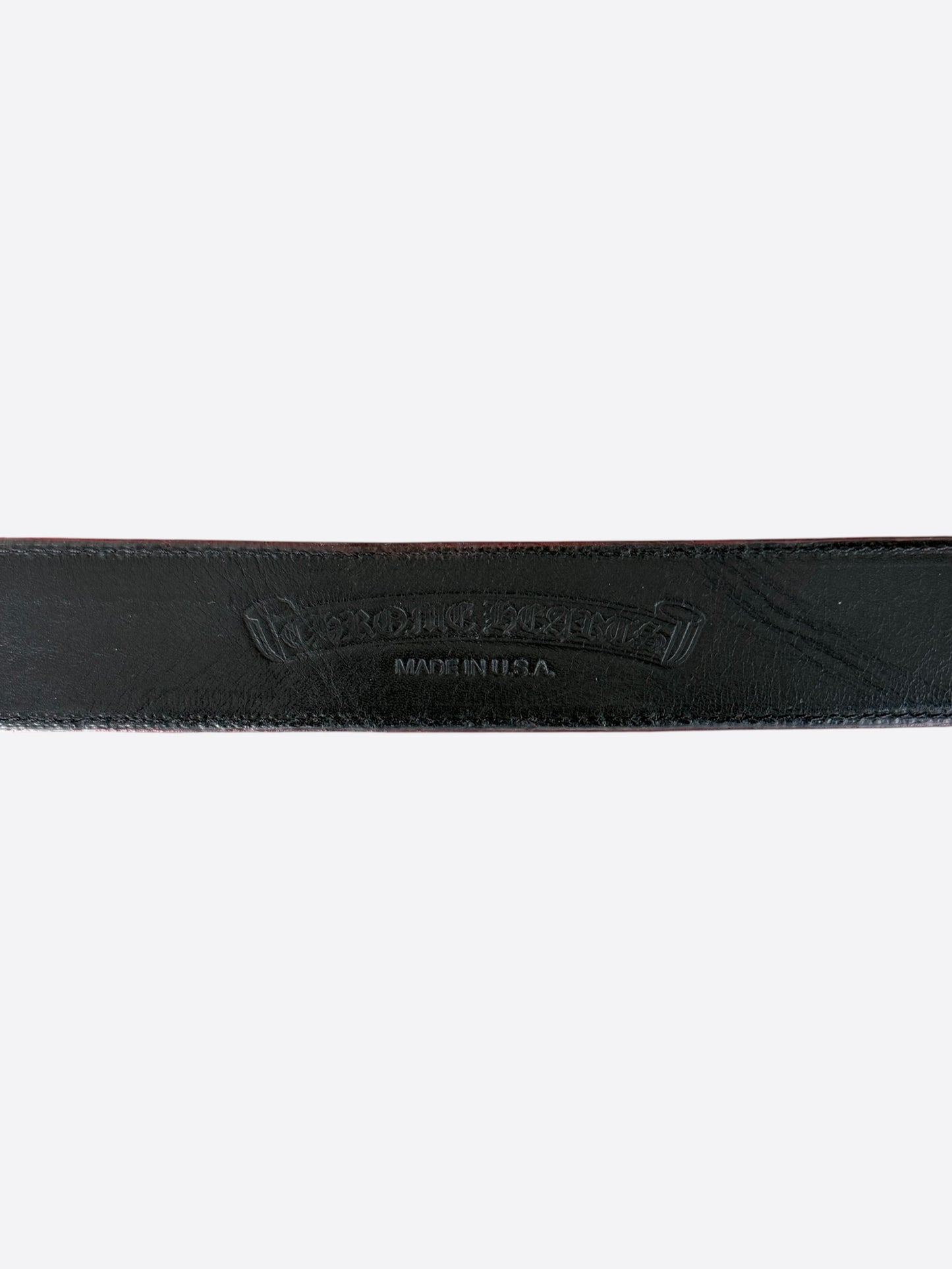 Chrome Hearts Red & Silver Gunslinger Belt