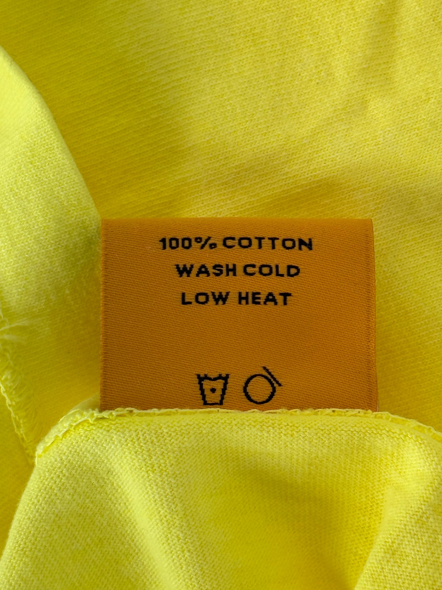 Gallery Dept Fluorescent Yellow & Black French Logo T-Shirt