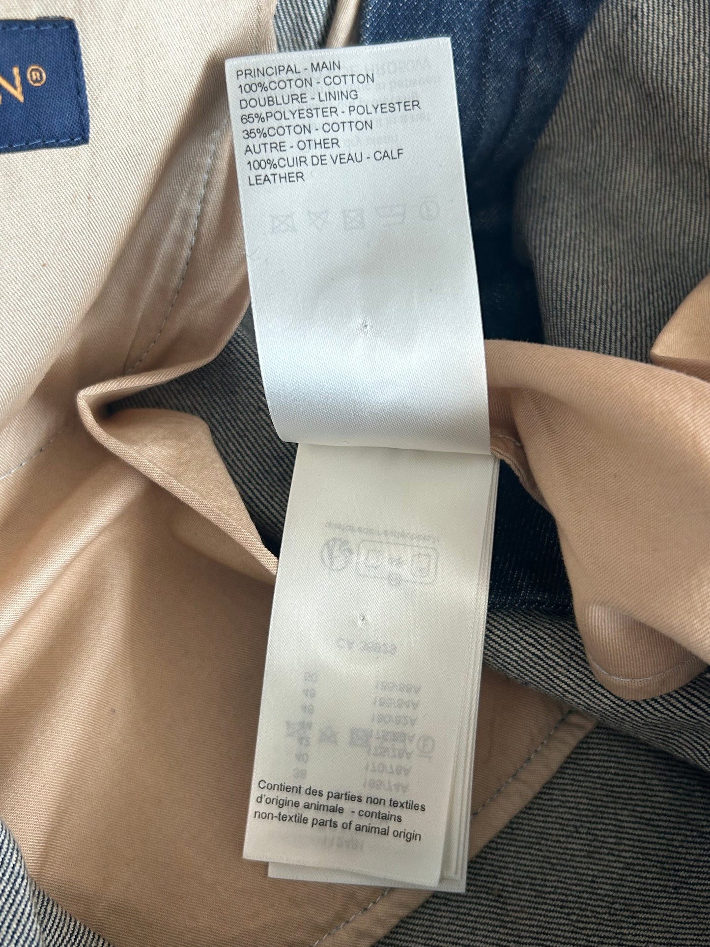 Louis Vuitton Blue Monogram Carpenter Denim Shorts